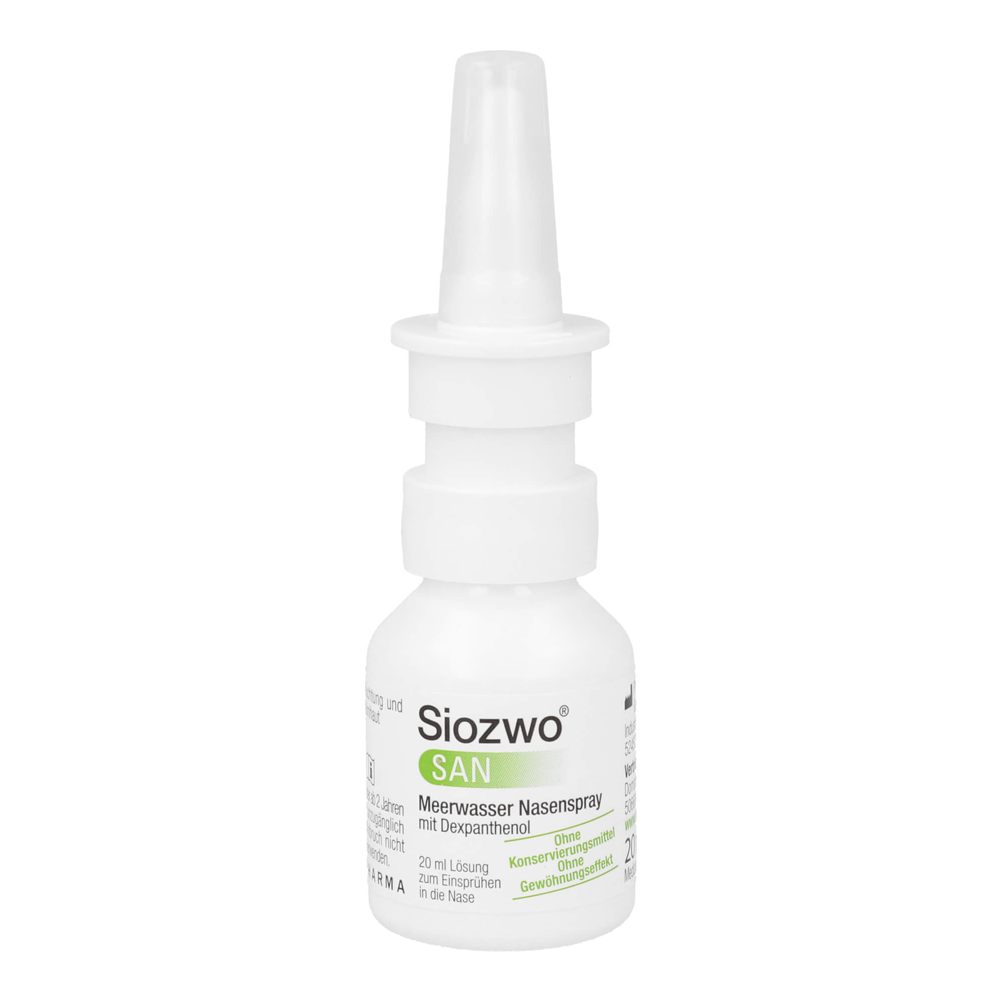 Siozwo San Meerwasser Nasenspray Mit Dexpanthenol - None