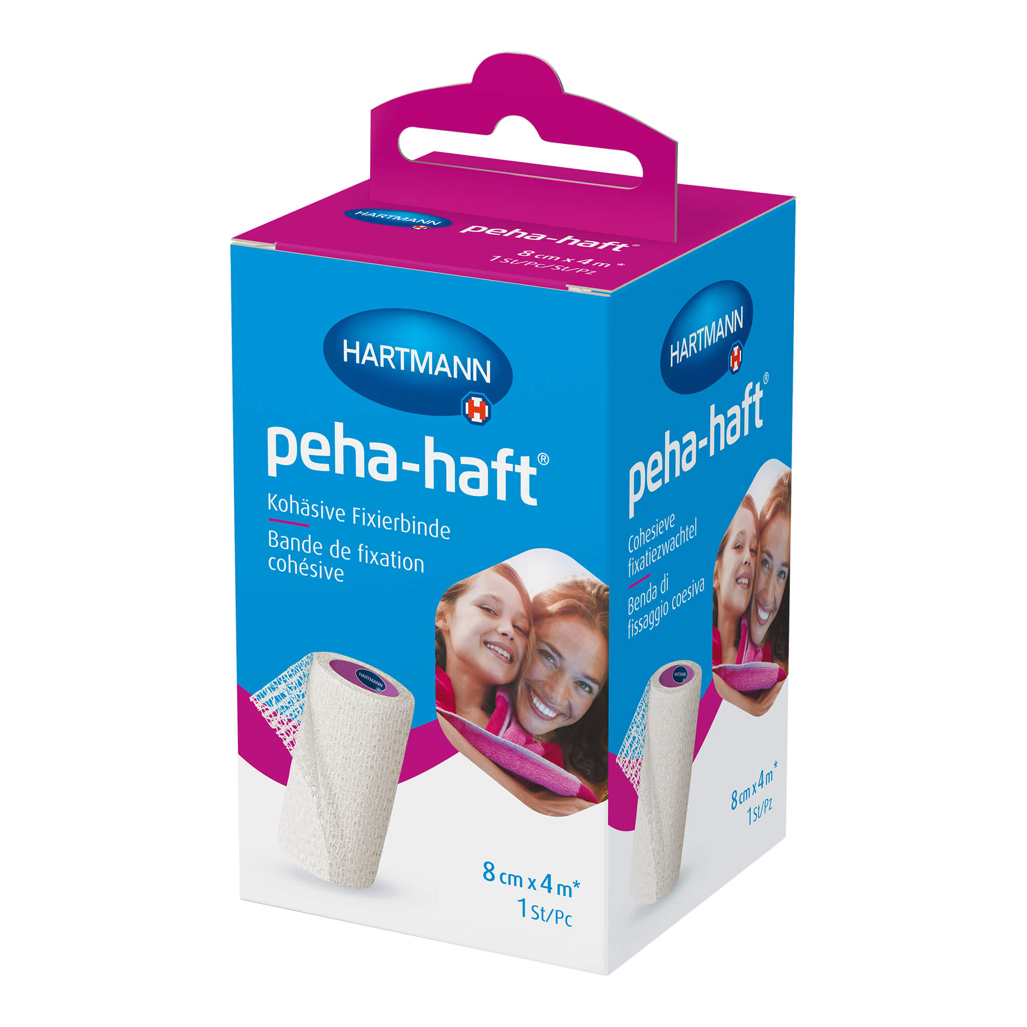 Hartmann Peha-haft Fixierbinde 4 m x 8 cm, einzeln verpackt 1 St Verband