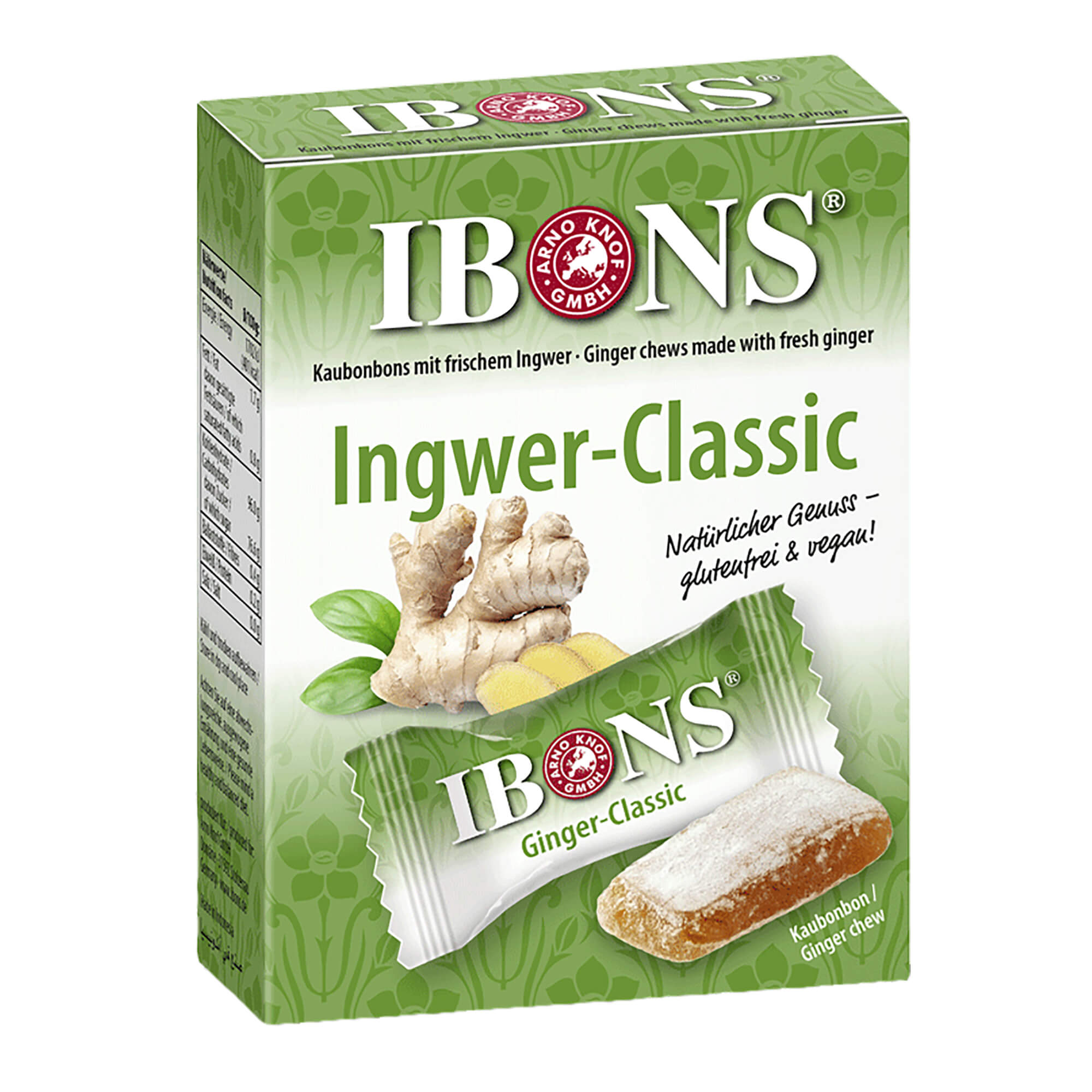 Ibons Ingwer-Classic Kaubonbons Box - None