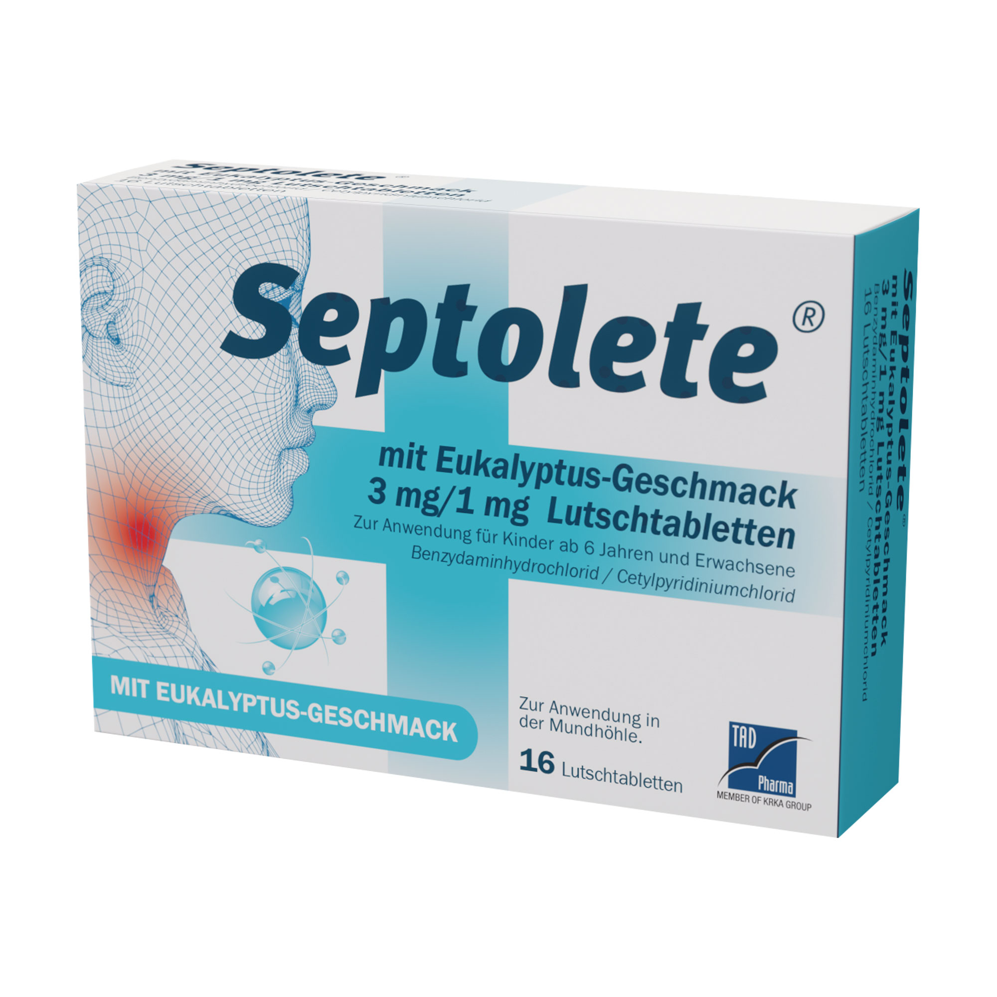 Septolete Eukalyptus 3 Mg / 1 Mg Lutschtabletten - None