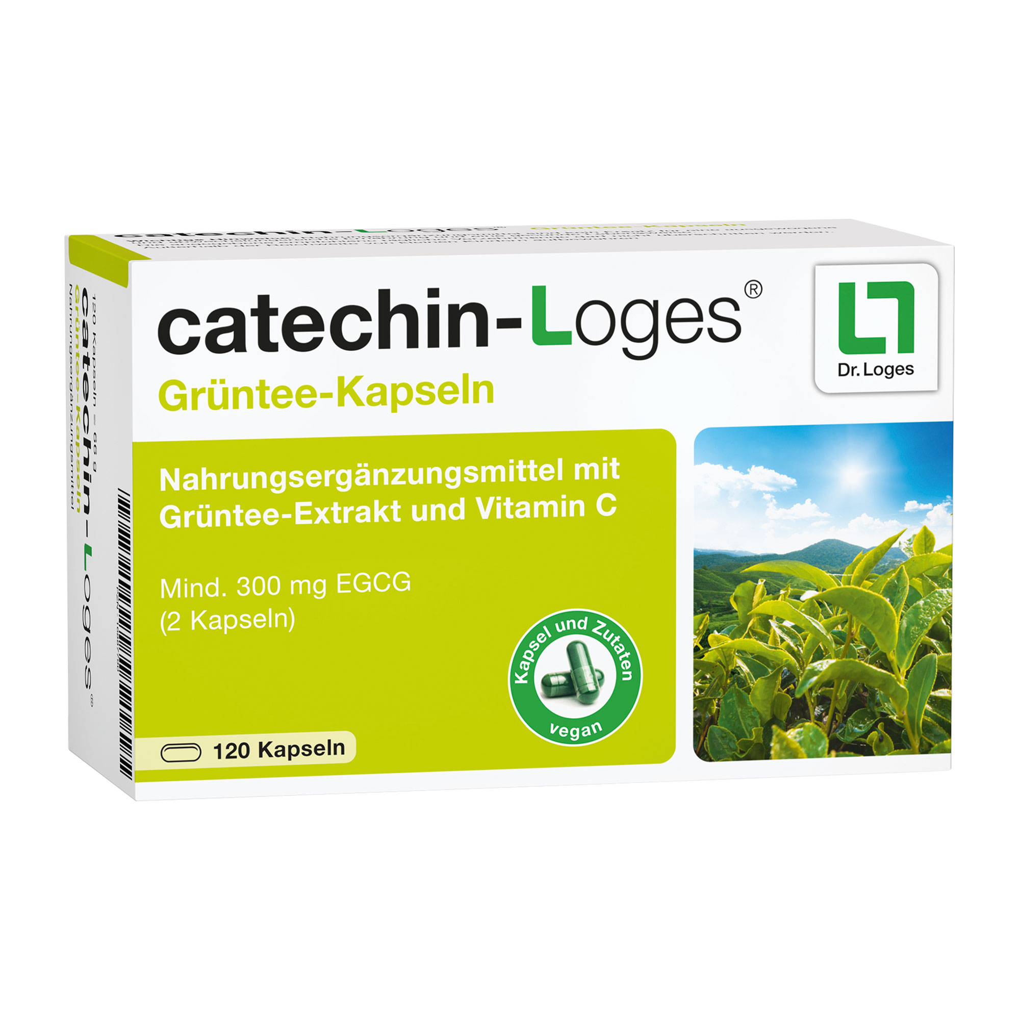 CATECHIN-Loges Grüntee-Kapseln 120 St Kapseln