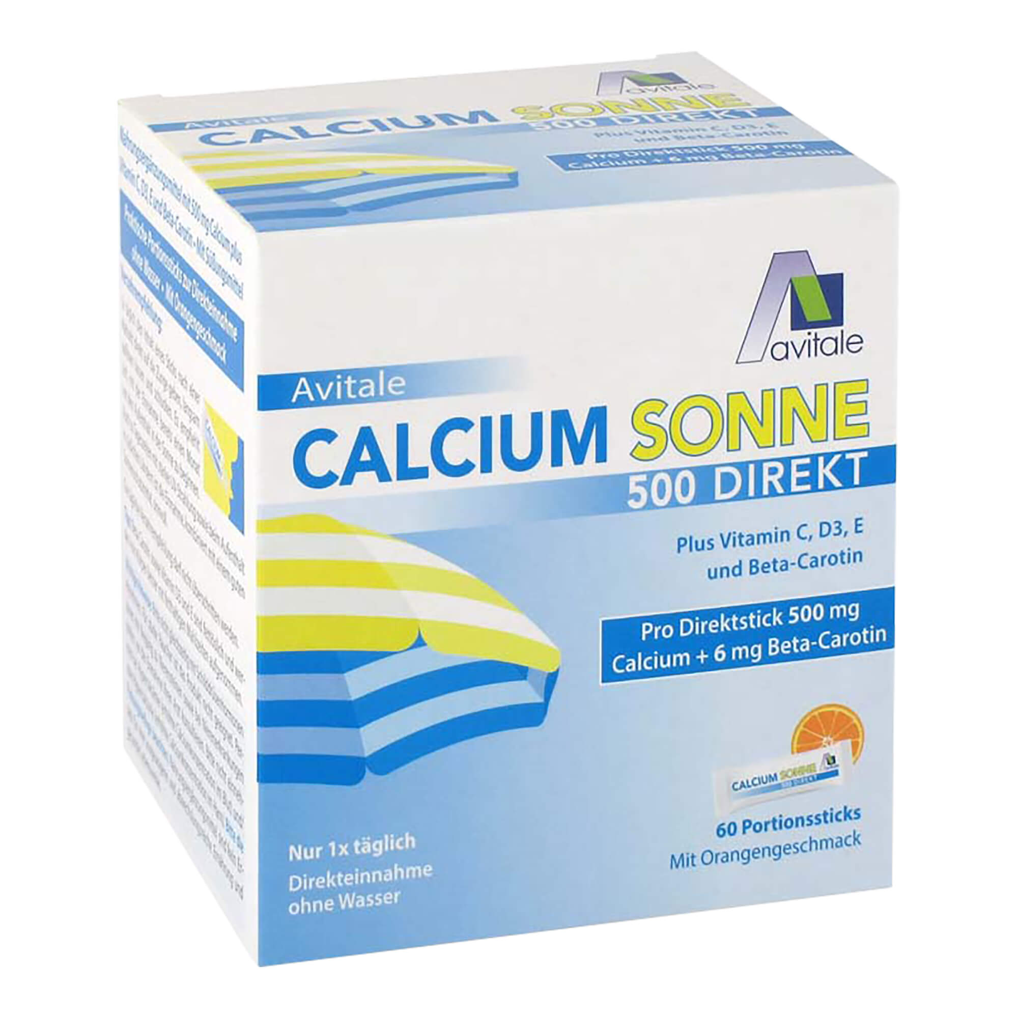 Calcium Sonne 500 Direkt Portionssticks 60 St Pulver