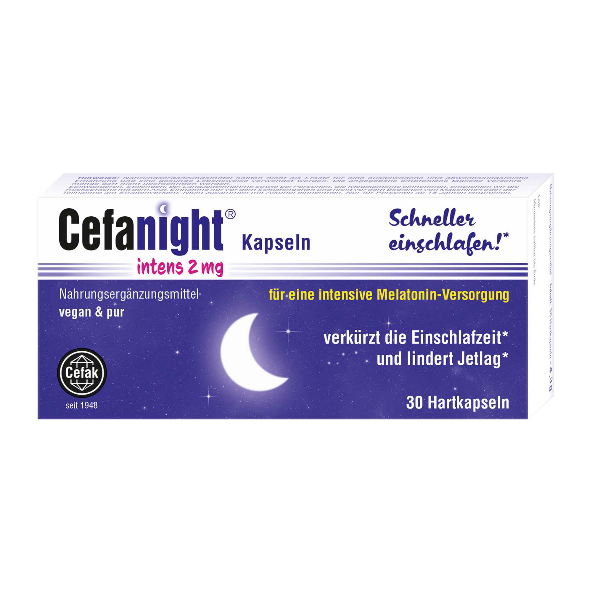 Cefanight Intens 2 Mg Hartkapseln - None