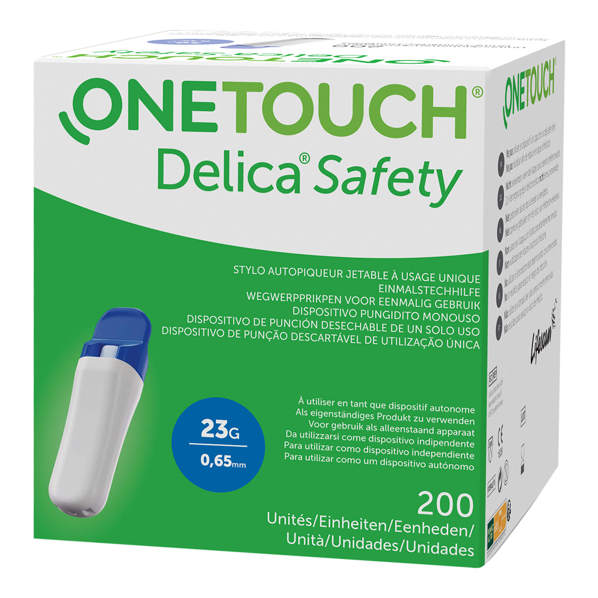 One Touch Delica Safety Einmalstechhilfe 23 G