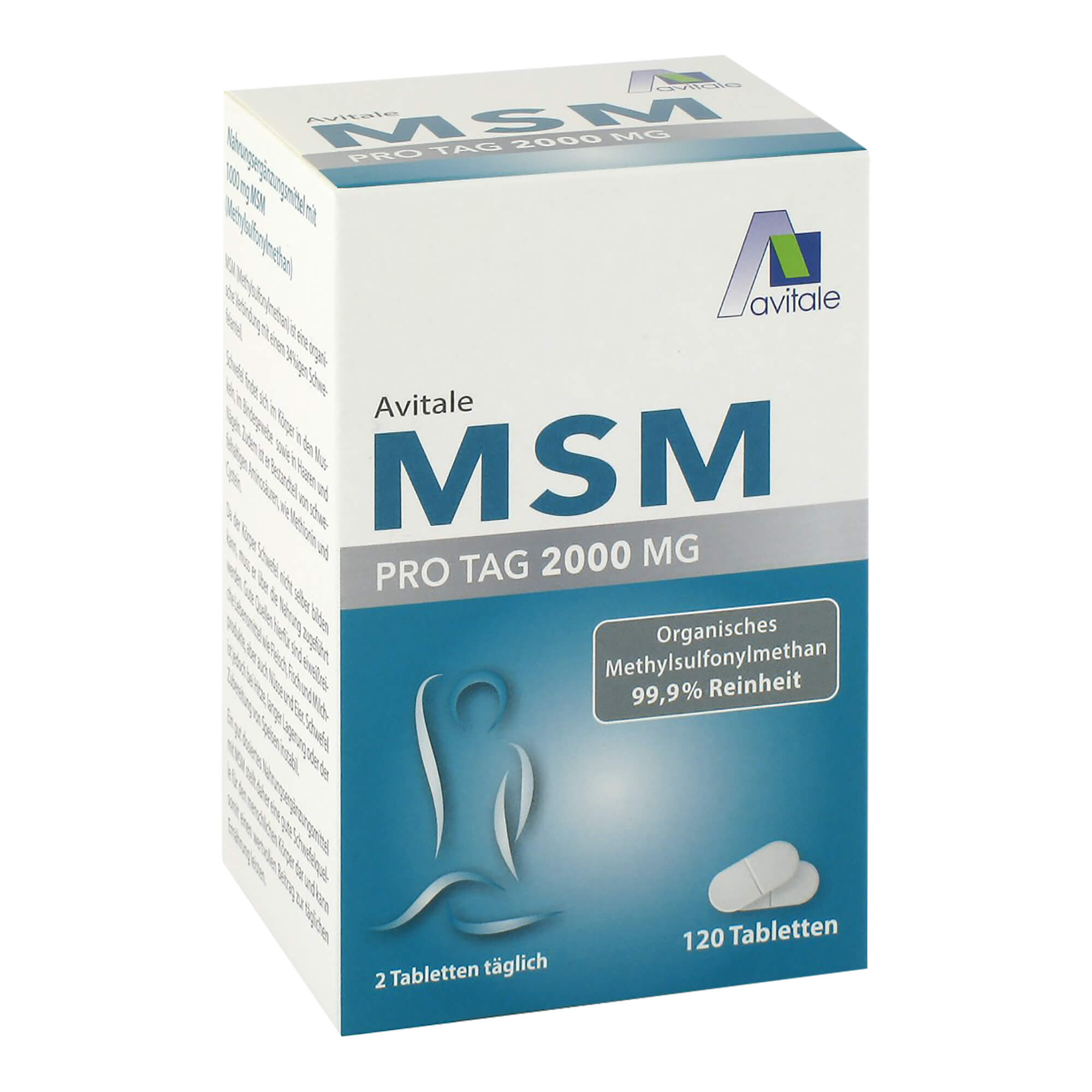 MSM 2000 mg Tabletten 120 St