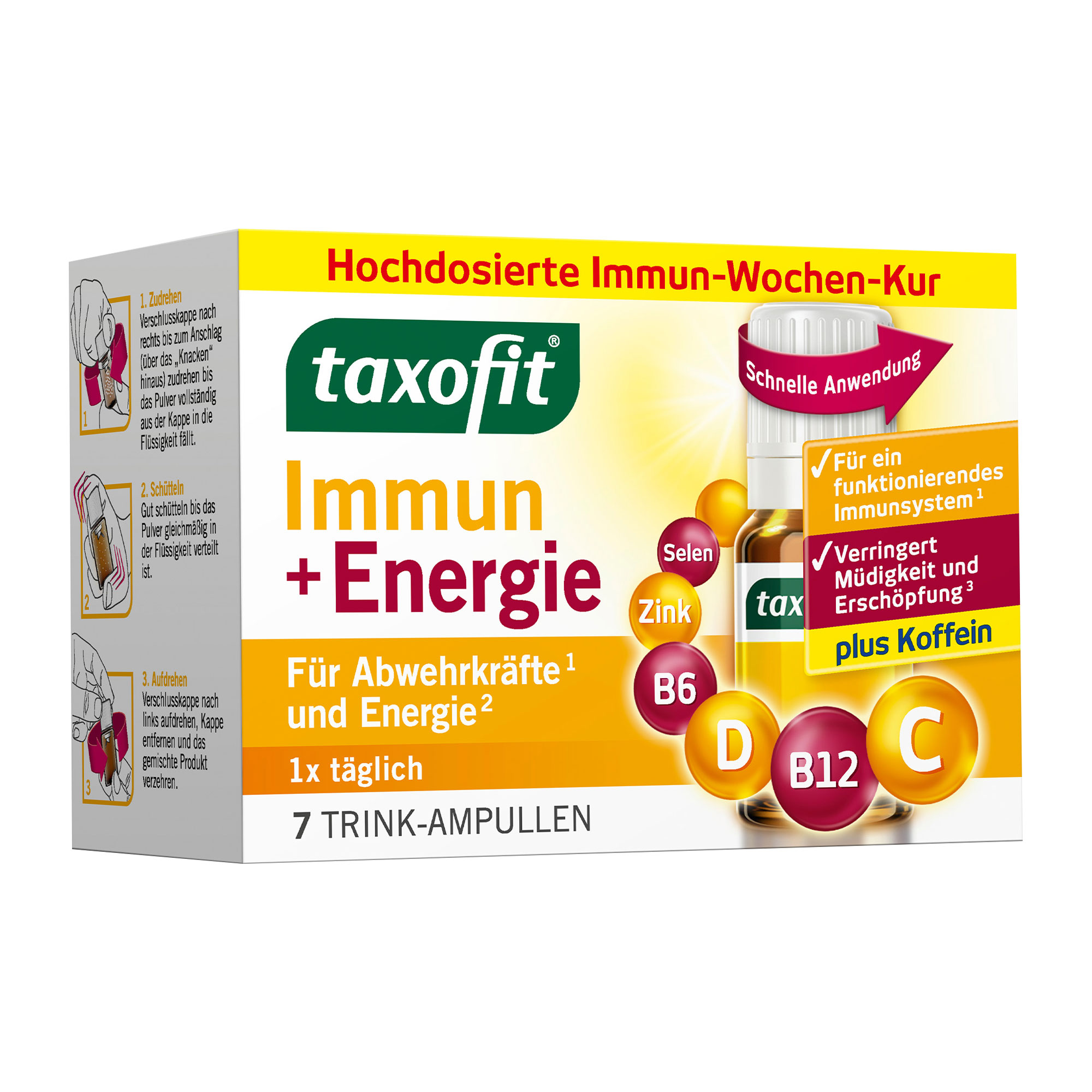 Taxofit Immun & Energie Trinkampullen