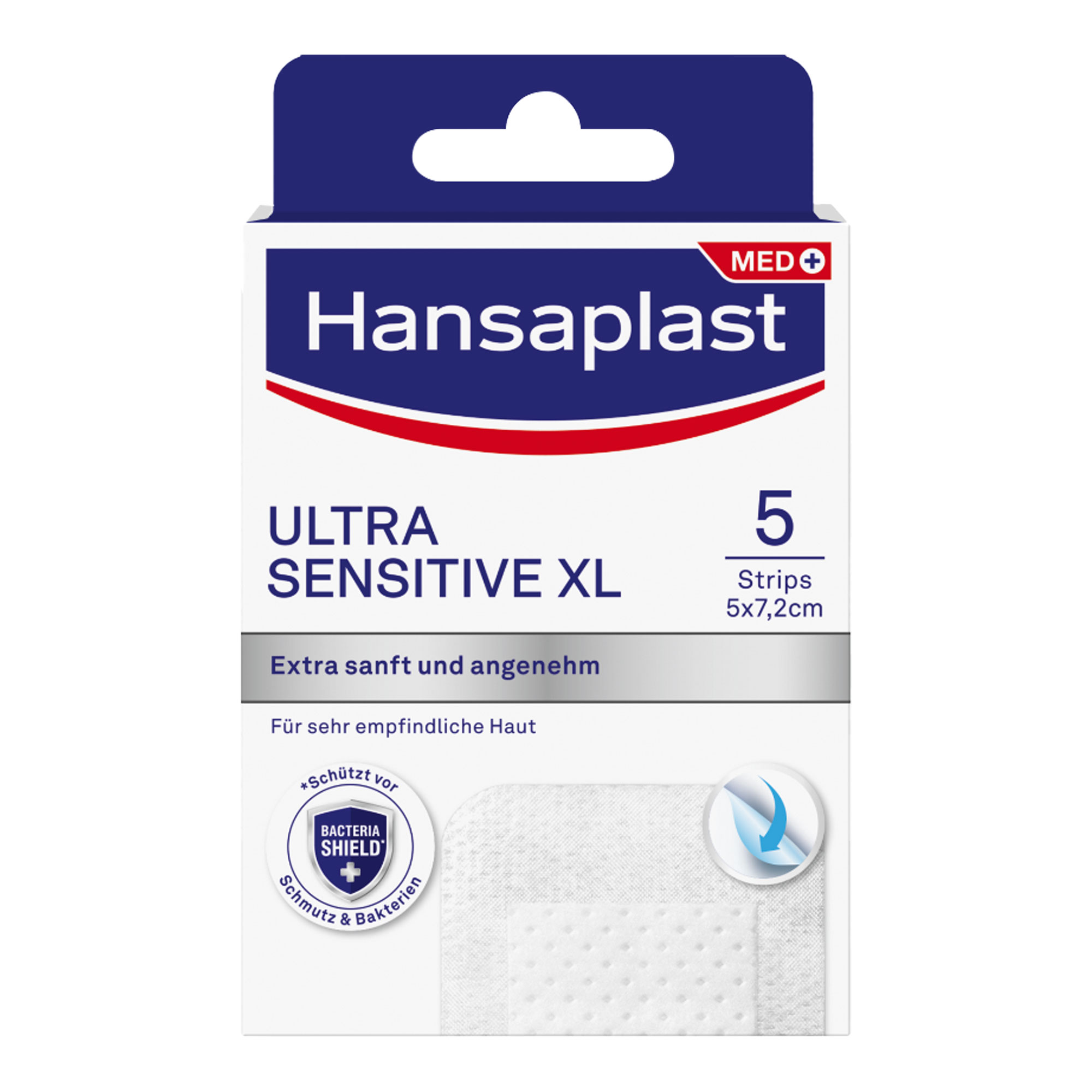 Hansaplast ULTRA SENSITIVE XL Wundverband 5x7,2 cm