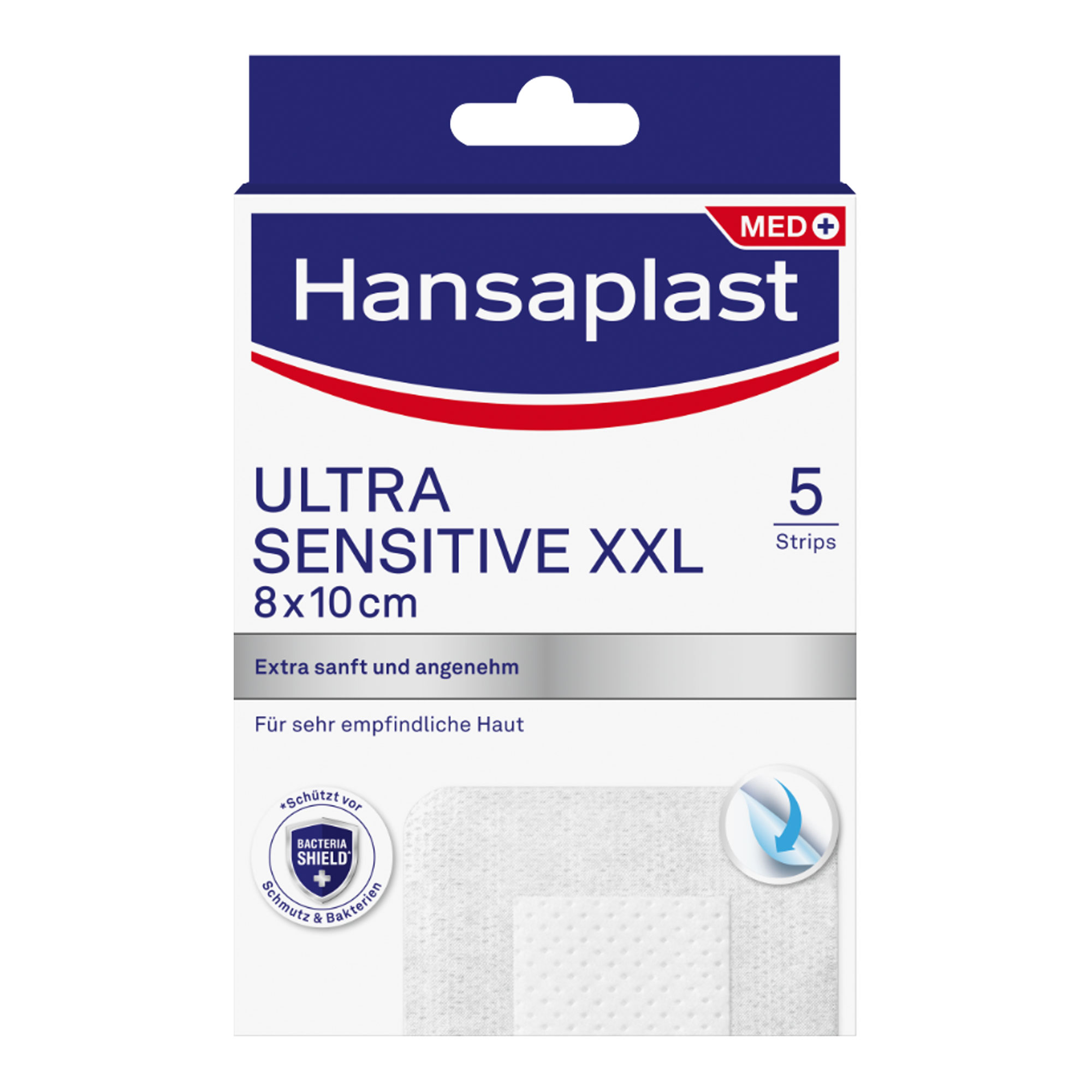 Hansaplast ULTRA SENSITIVE XXL Wundverband 8x10 cm