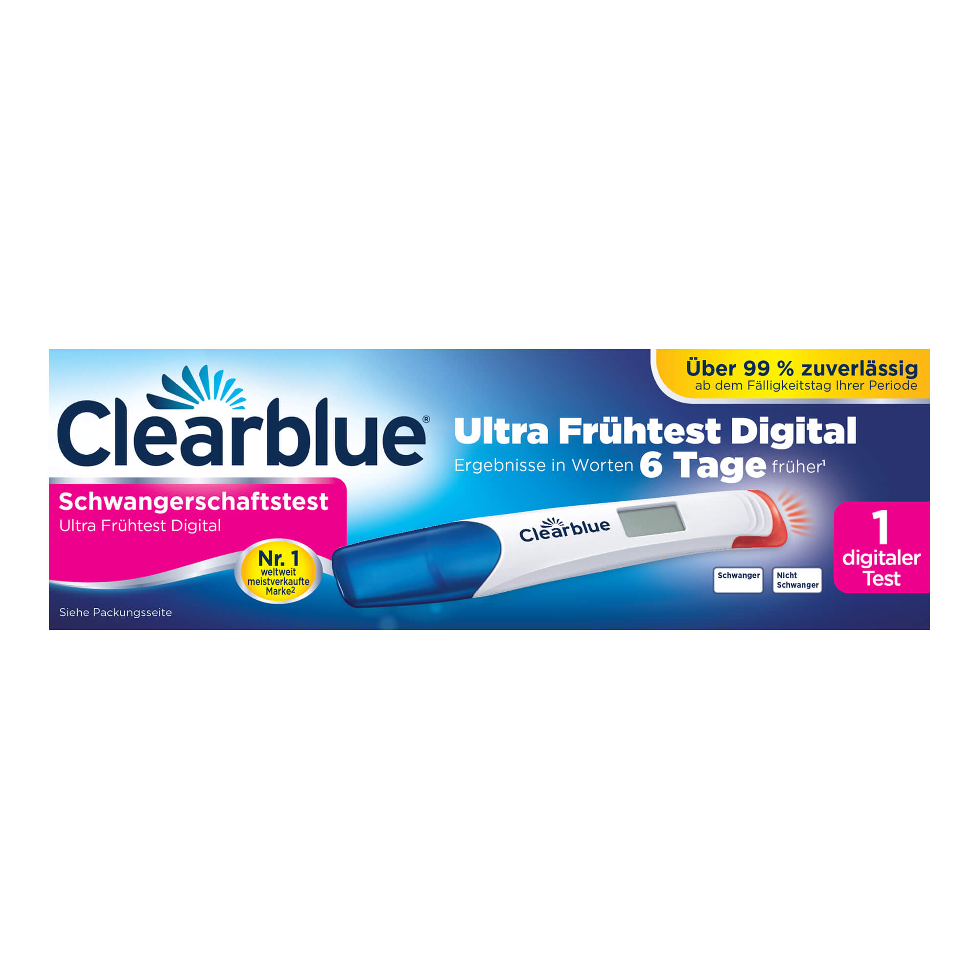 Clearblue Schwangerschaftstest Ultra Frühtest Digital