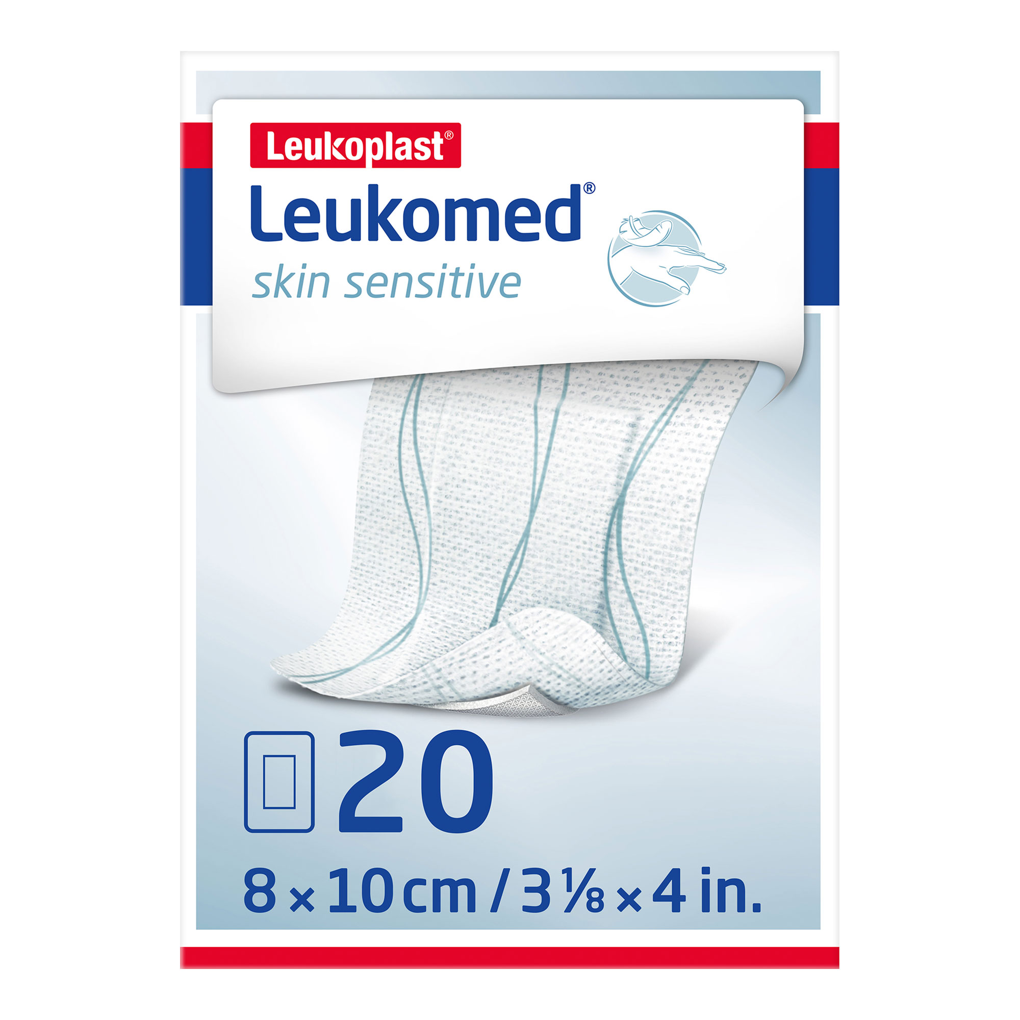 Leukomed skin sensitive 8x10 cm