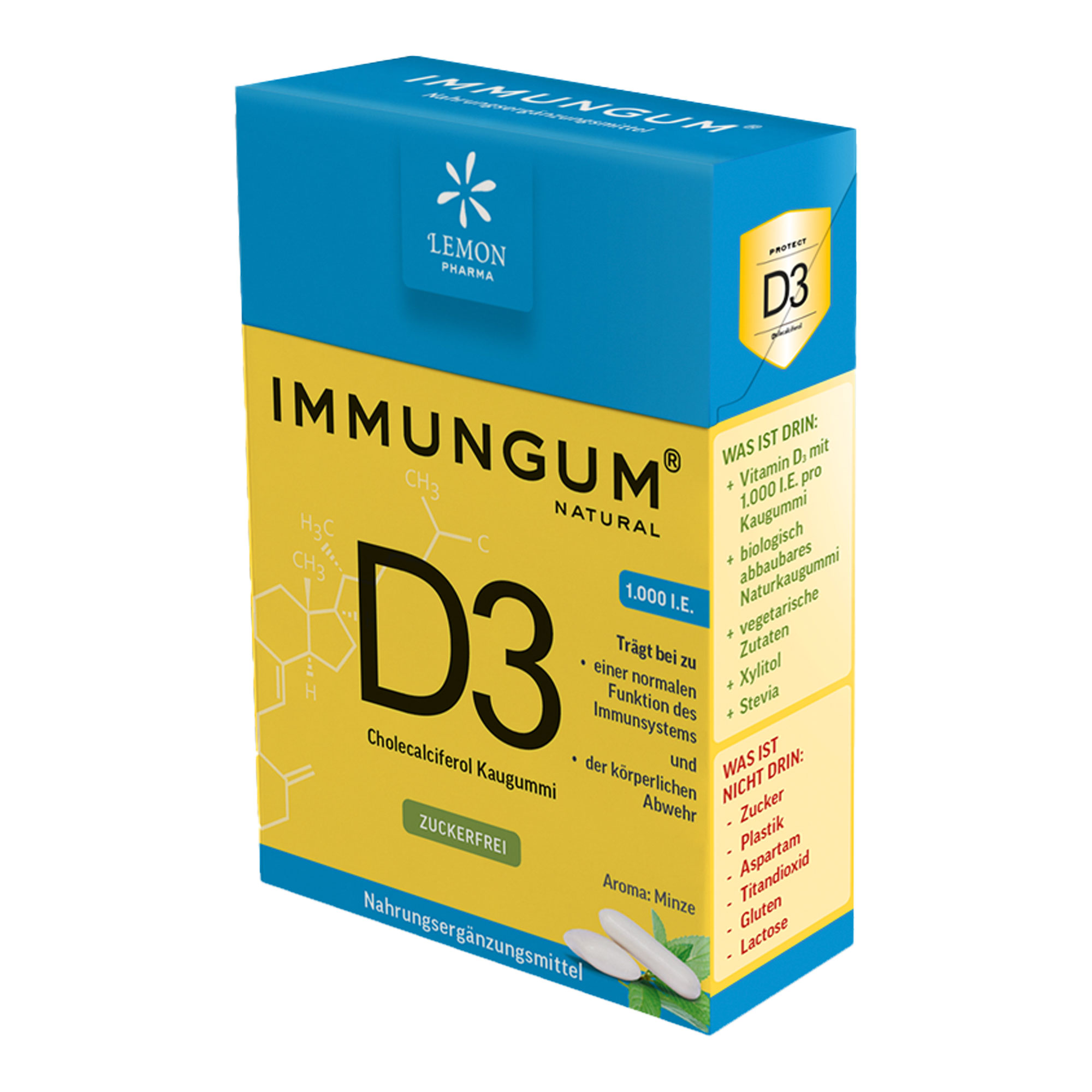 Immungum Vitamin D3 Kaugummi - None