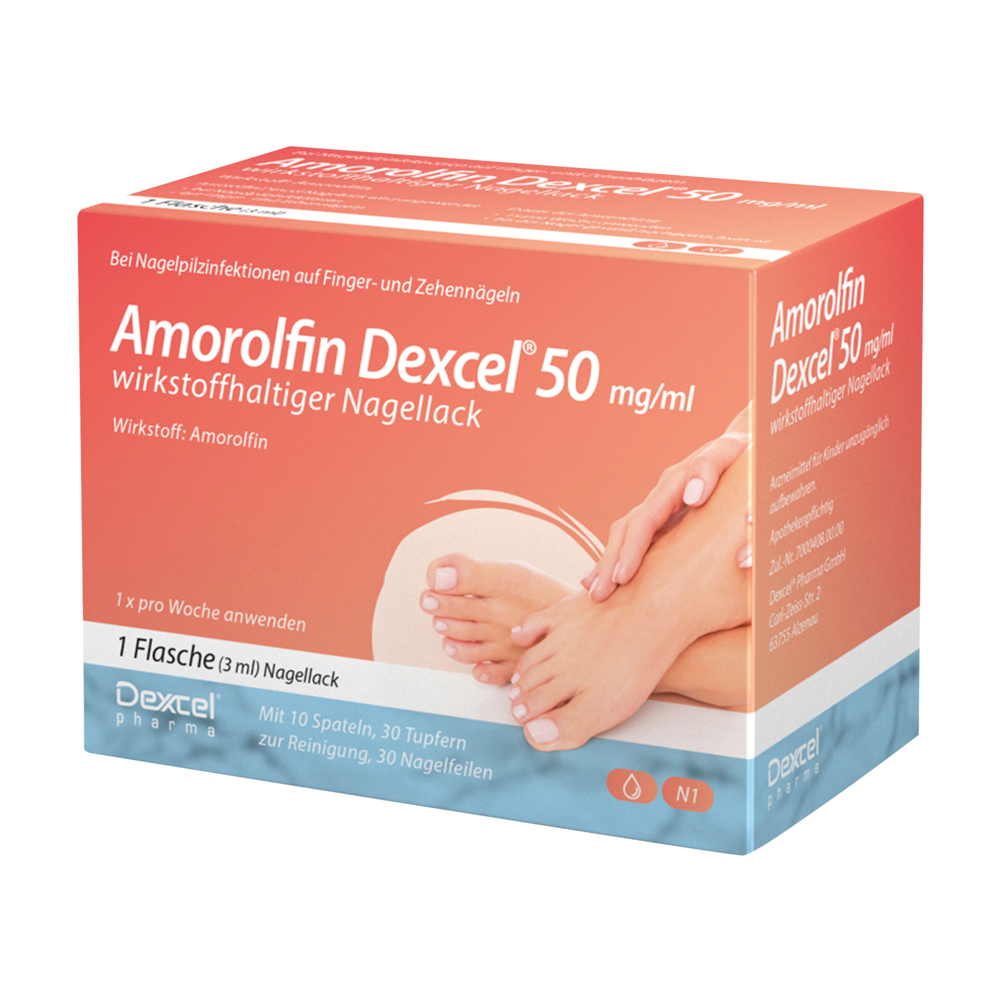 Amorolfin Dexcel 50 Mg/Ml Wirkstoffhaltiger Nagellack - None