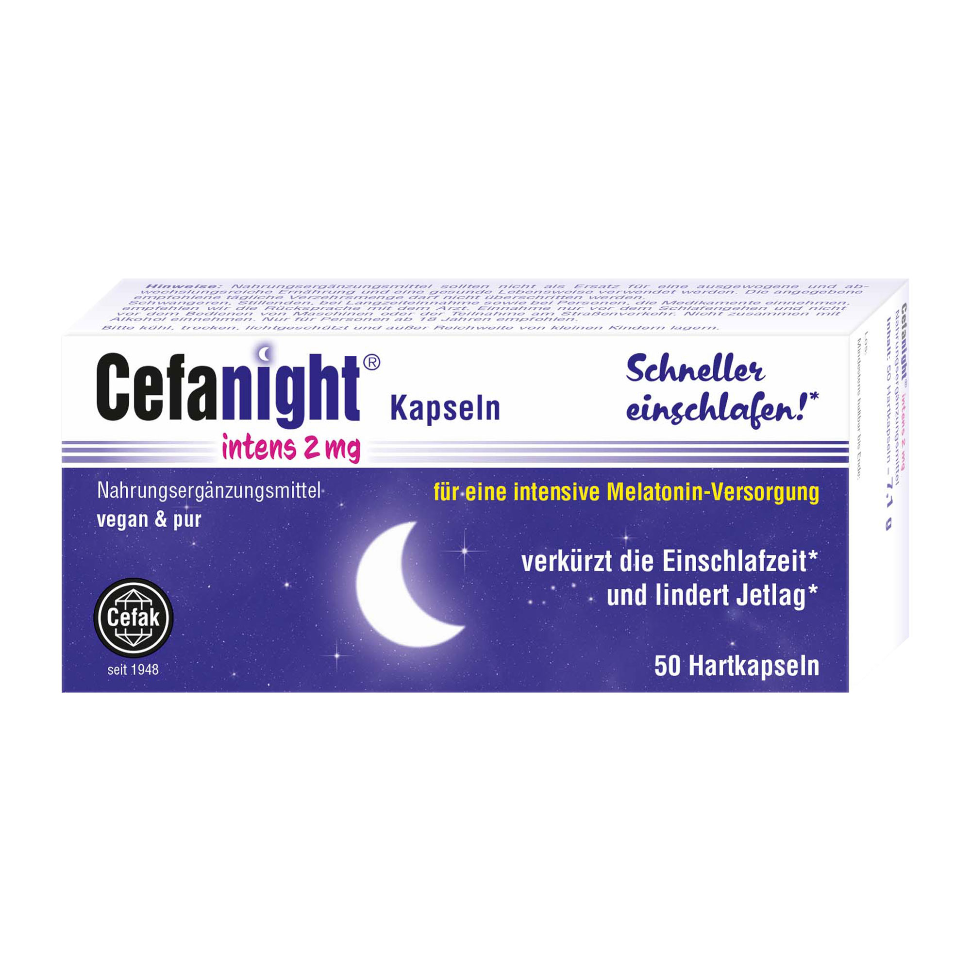 Cefanight Intens 2 Mg Hartkapseln - None