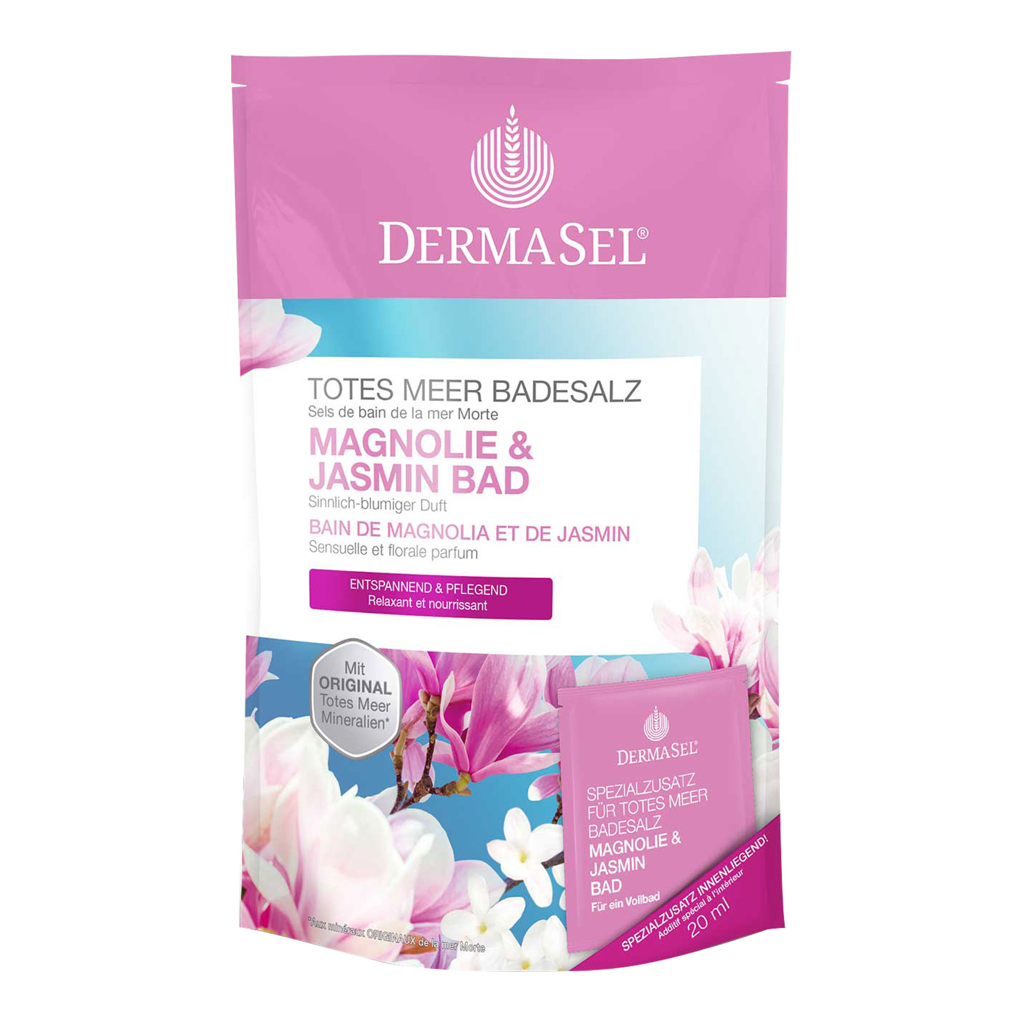 Dermasel Totes Meer Badesalz Magnolie & Jasmin - None