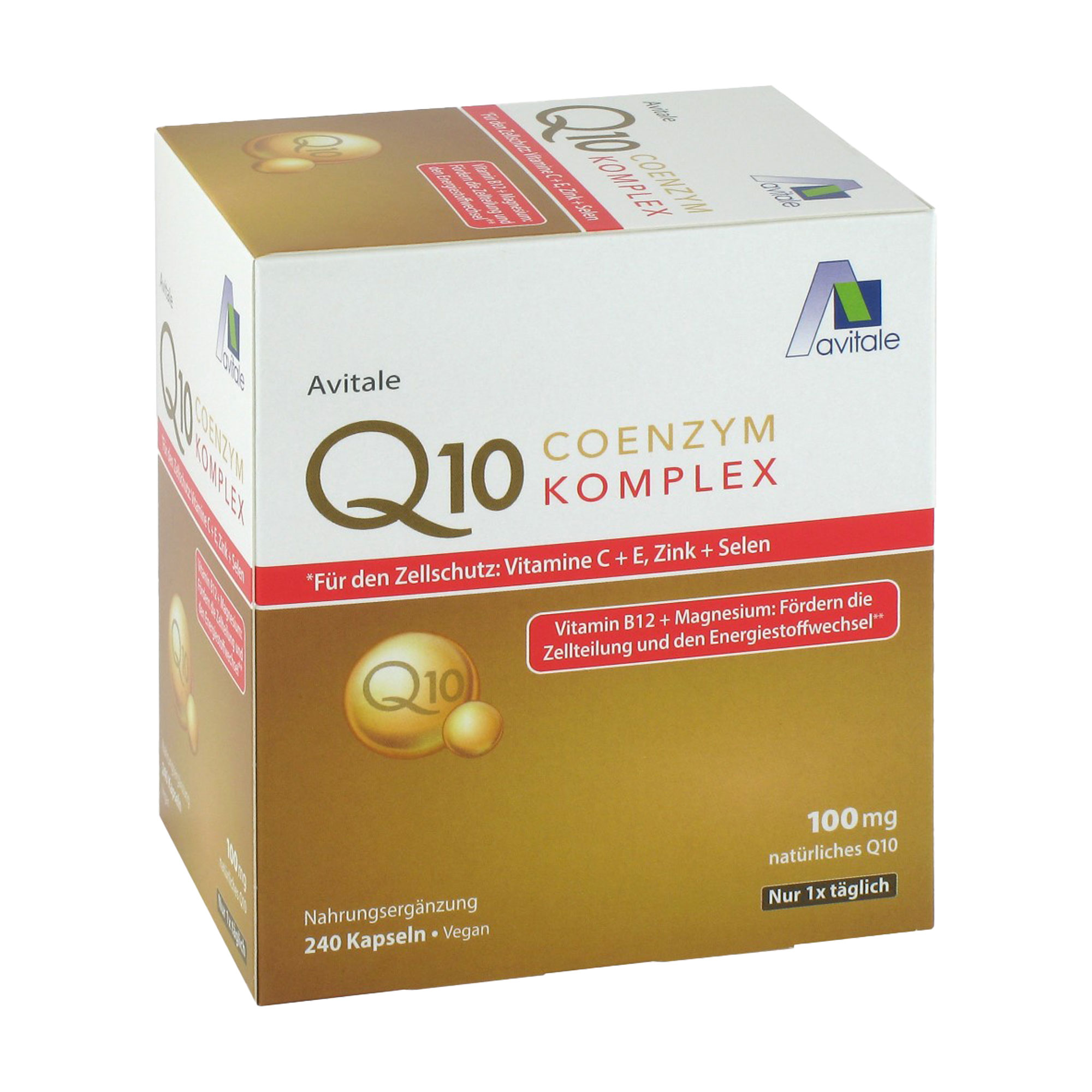 Coenzym Q10 100 mg Kapseln+Vitamine+Mineralstoffe 240 St Kapseln