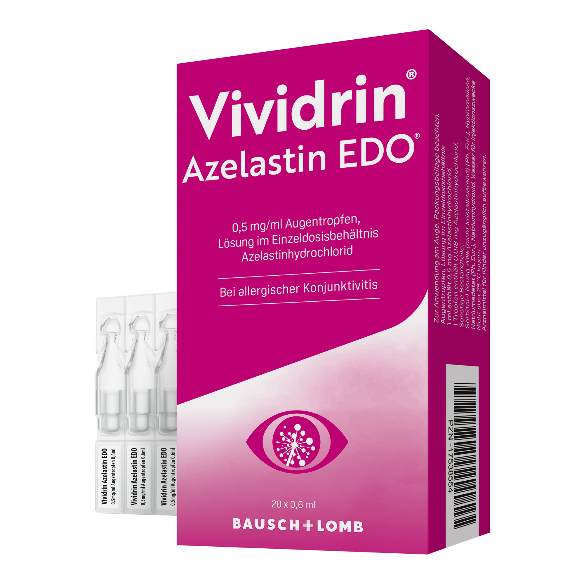 Vividrin Azelastin Edo 0,5 Mg/Ml Augentropfen - None