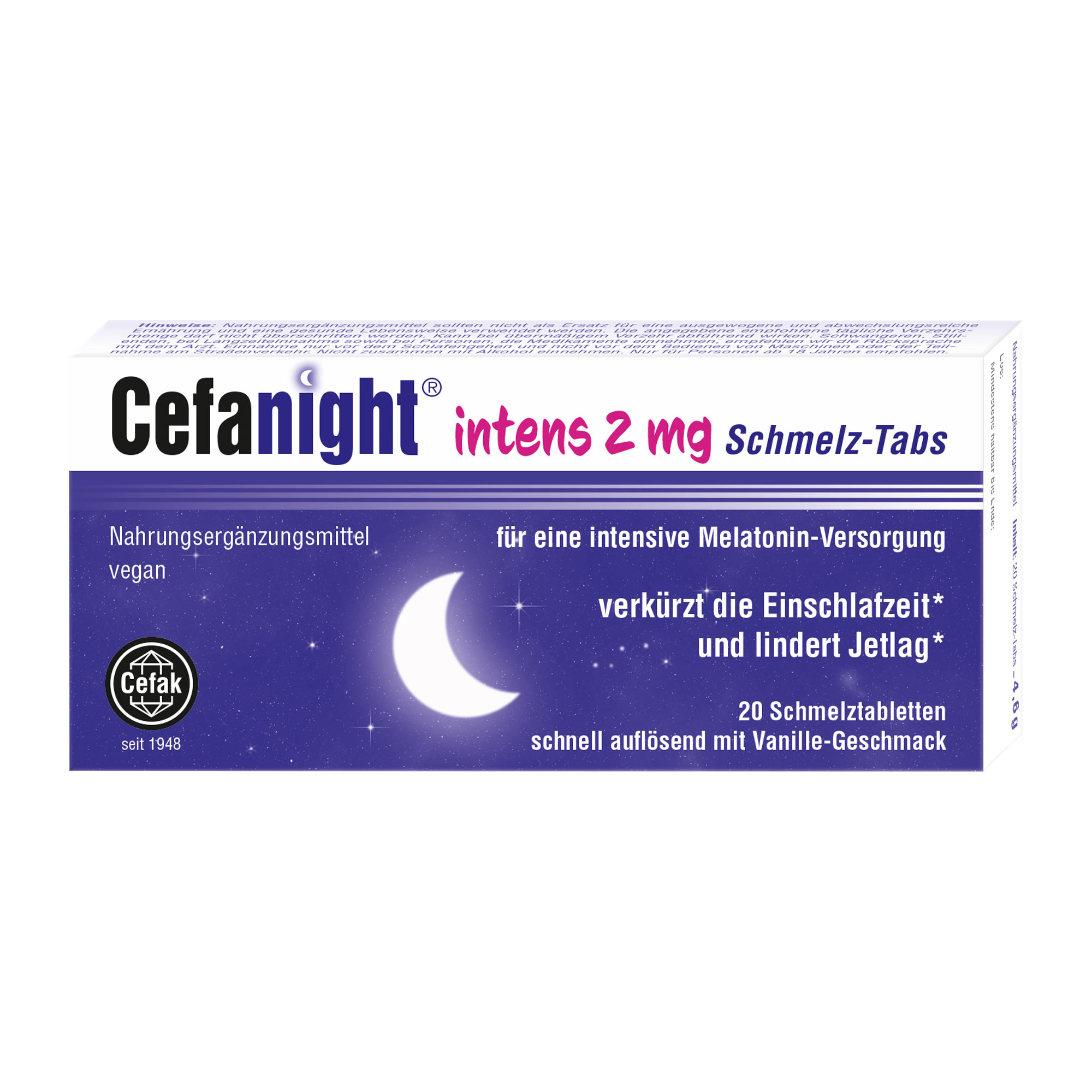 Cefanight Intens 2 Mg Schmelz-Tabs - None