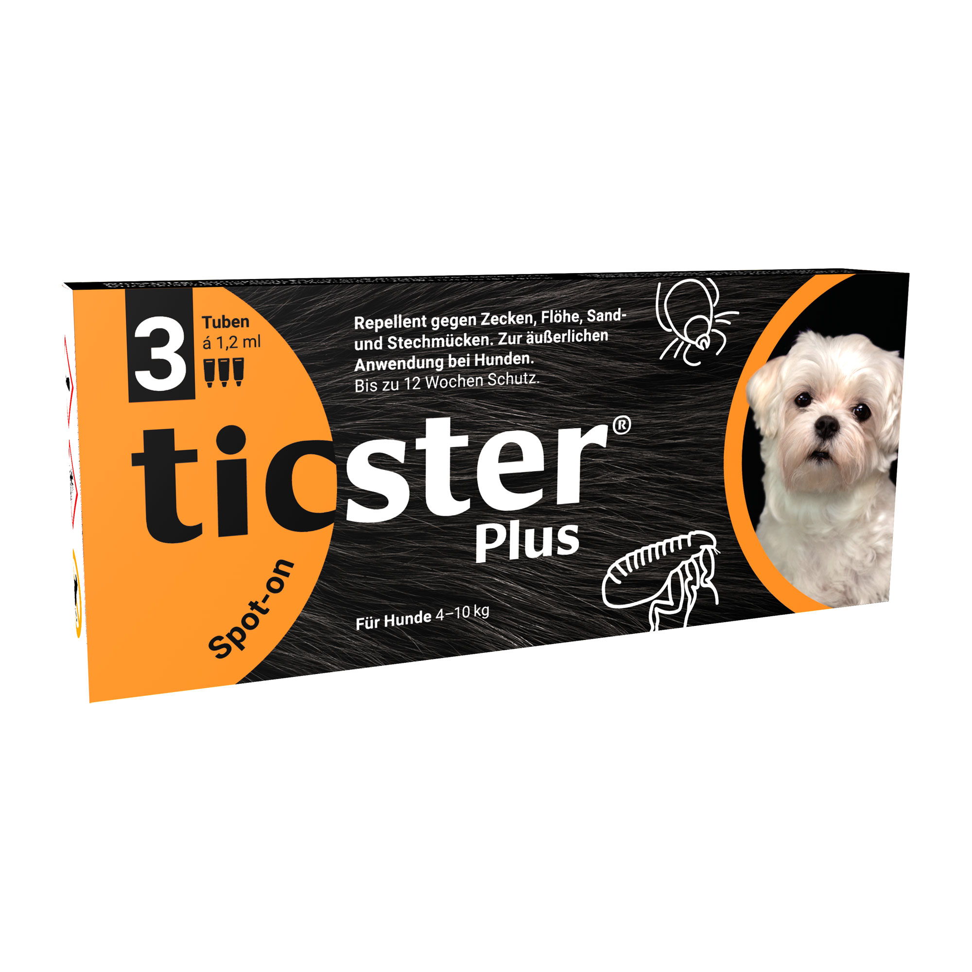 Ticster Plus Spot-On Lsg. Zum Auftropfen Für Hunde 4-10 Kg - None