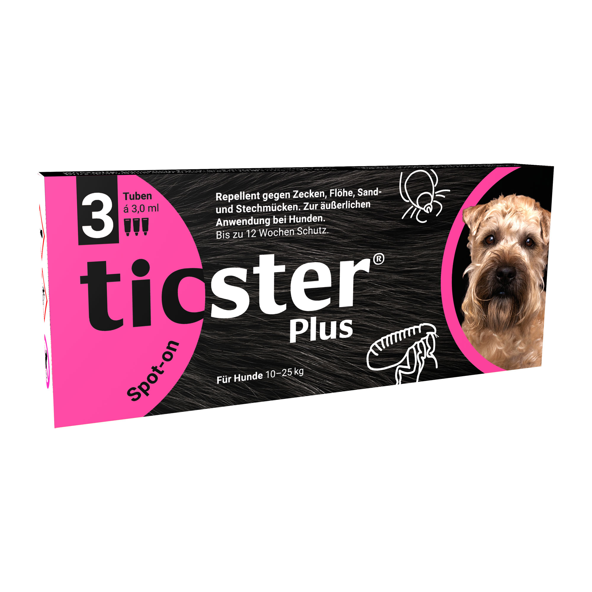 Ticster Plus Spot-On Lsg. Zum Auftropfen Für Hunde 10-25 Kg - None