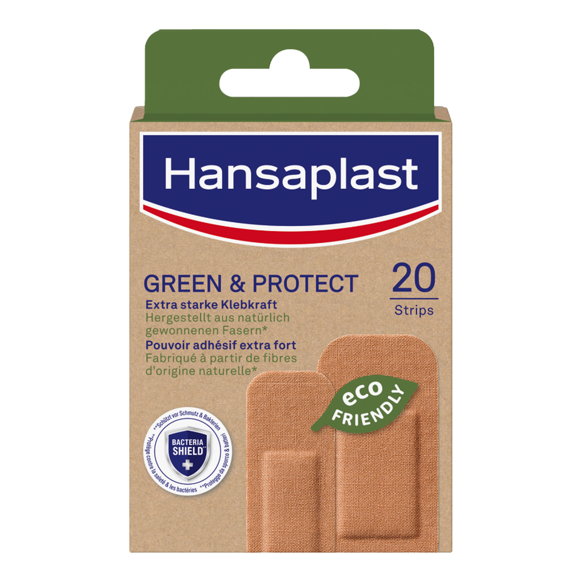 Hansaplast Green & Protect Pflasterstrips - None