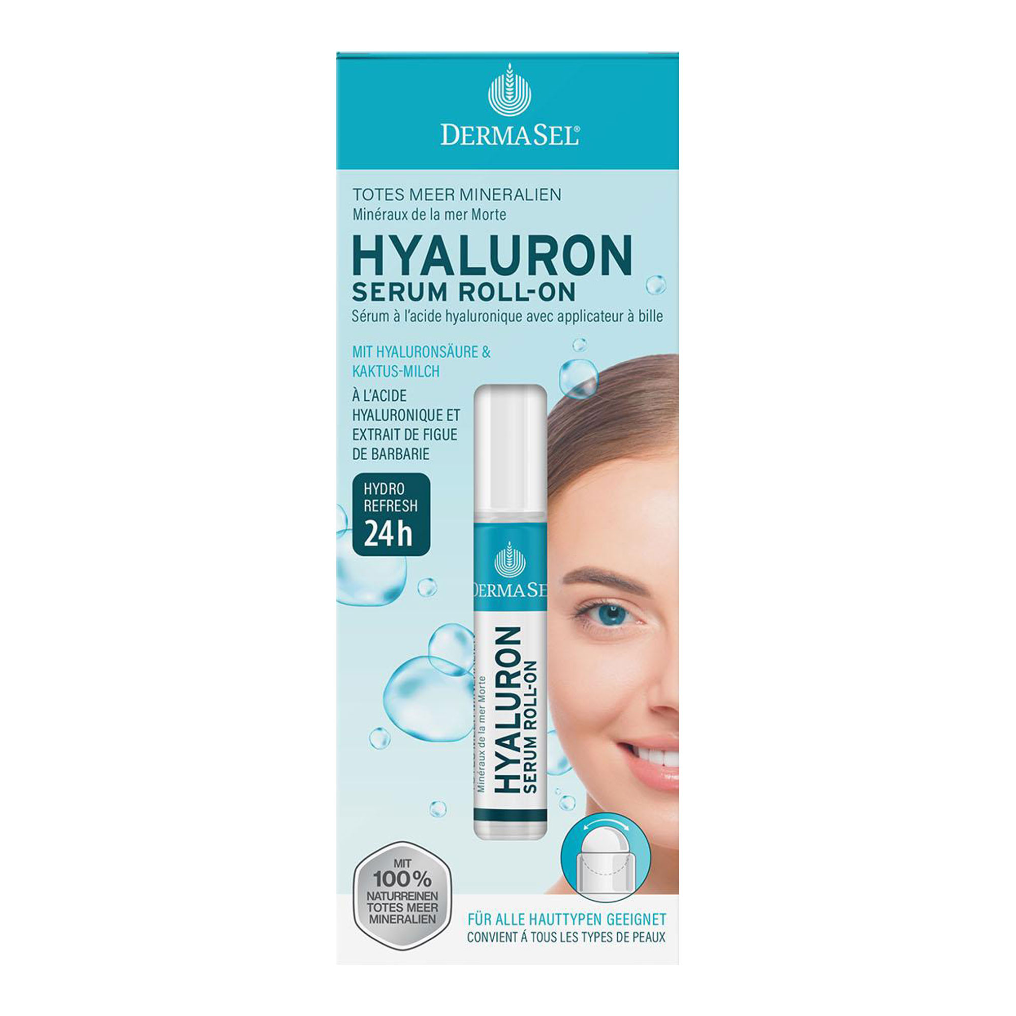 Dermasel Totes Meer Mineralien Hyaluron Serum Roll-On - None