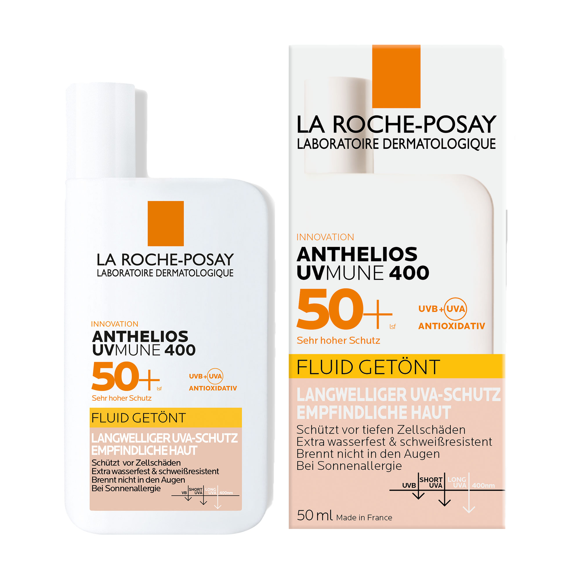 La Roche Posay Anthelios Invisible Fluid getönt UVMune LSF50 +