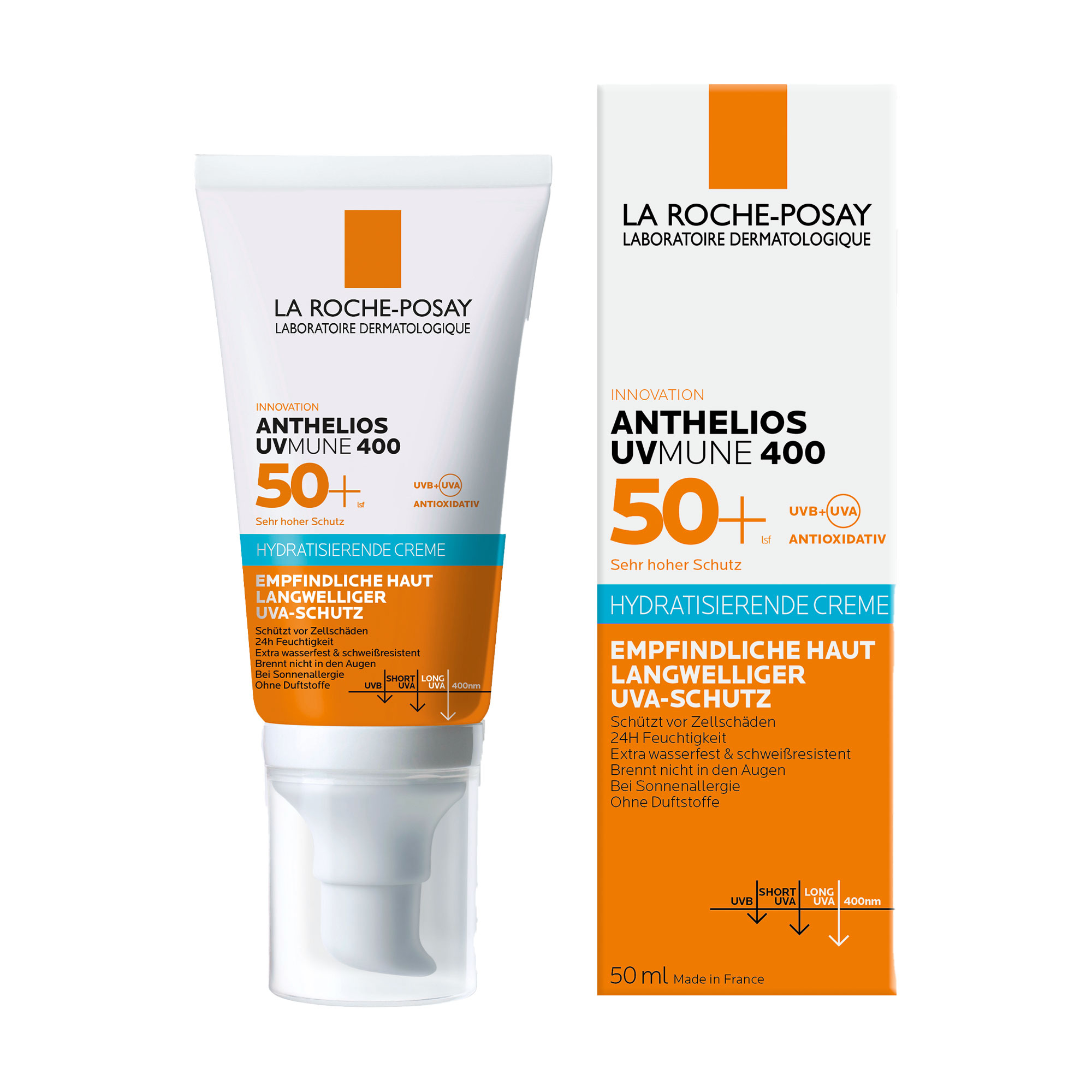 La Roche Posay Anthelios hydratisierende Creme UVmune LSF 50 +