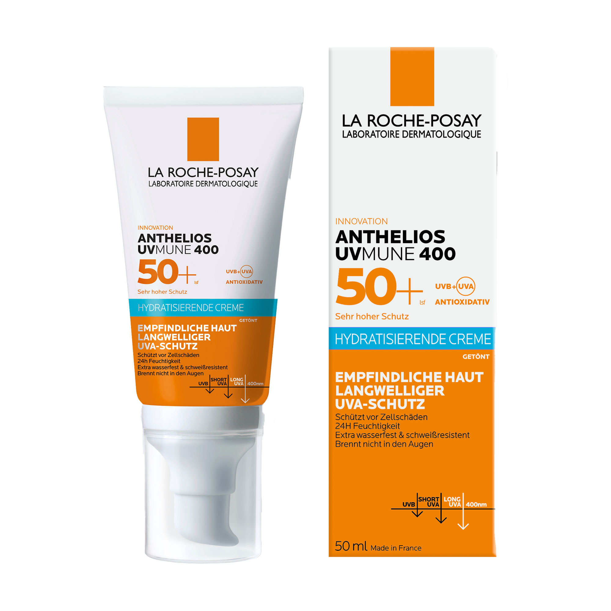 La Roche Posay Anthelios hydratisierende Creme getönt LSF 50 +