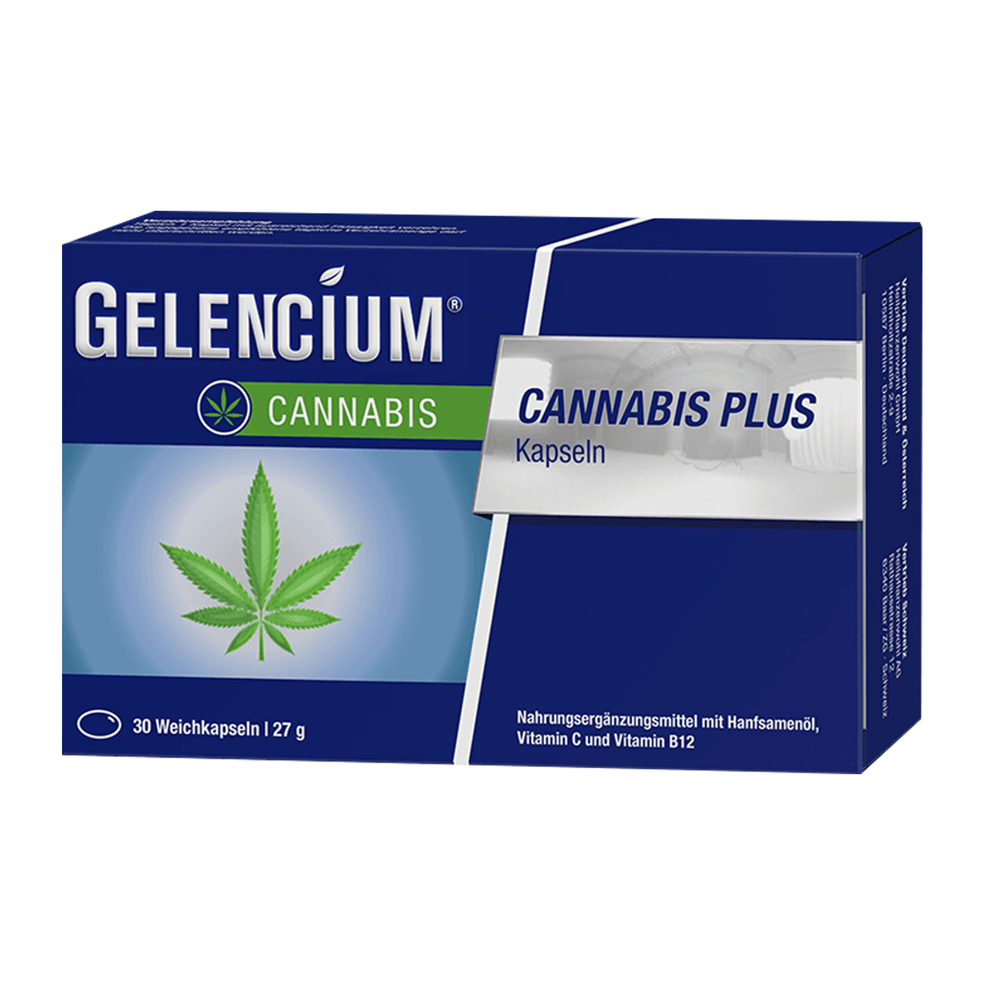 Gelencium Cannabis Plus Kapseln mit Vitamin B12