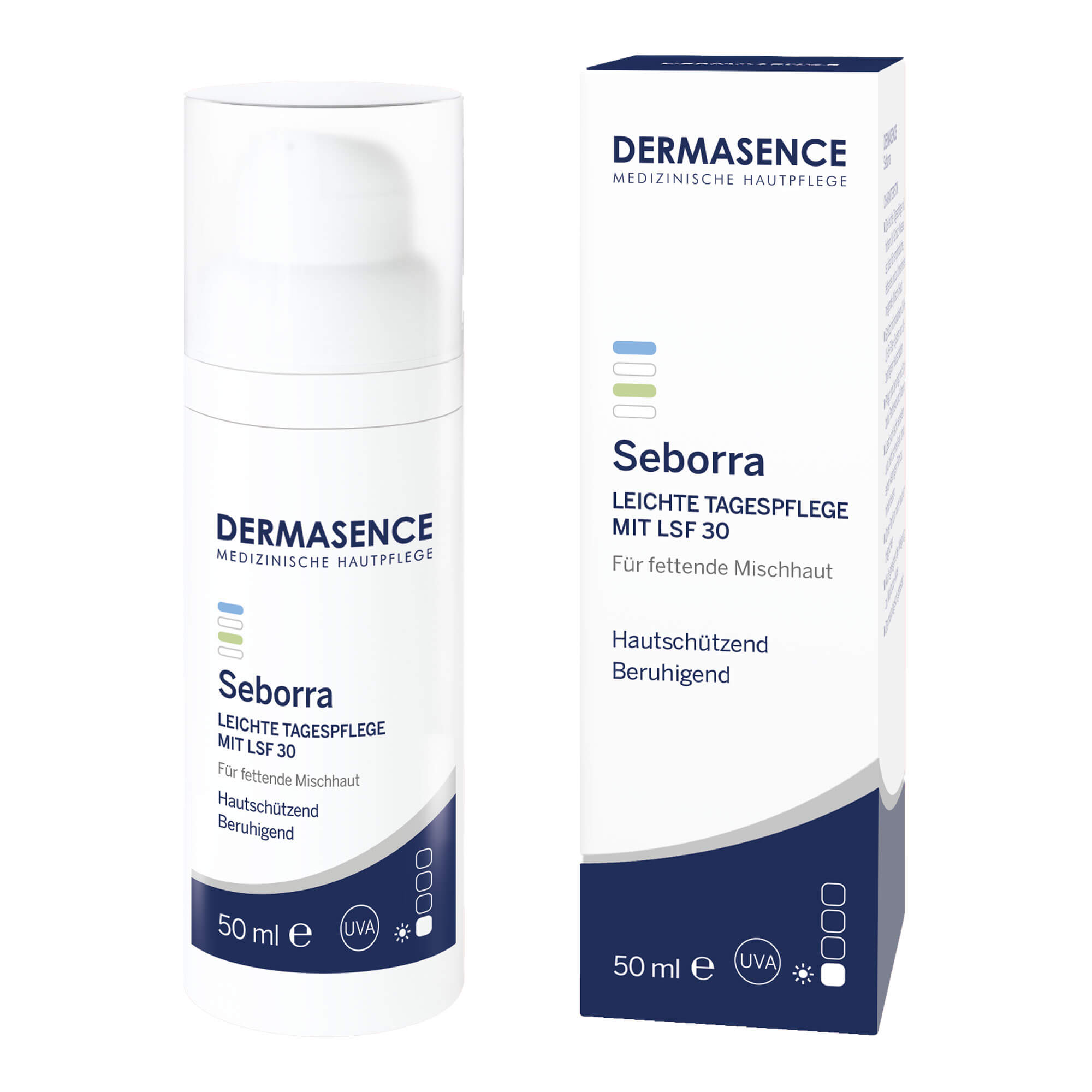 Dermasence Seborra leichte Tagespflege Creme LSF 30