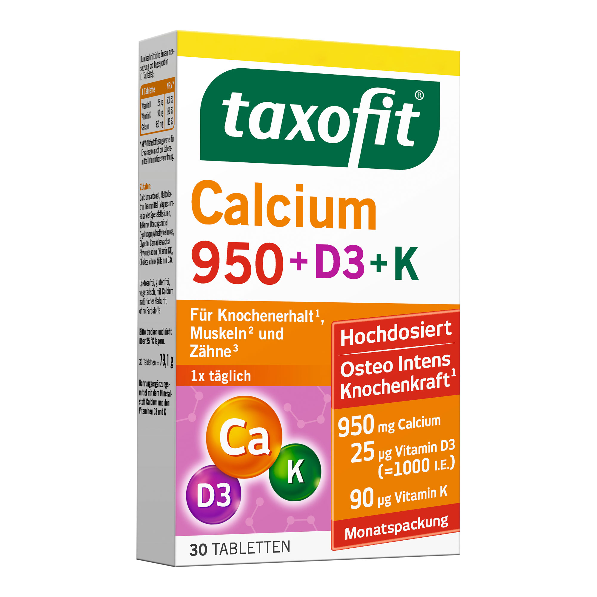 Taxofit Calcium 950+D3+K Tabletten - None