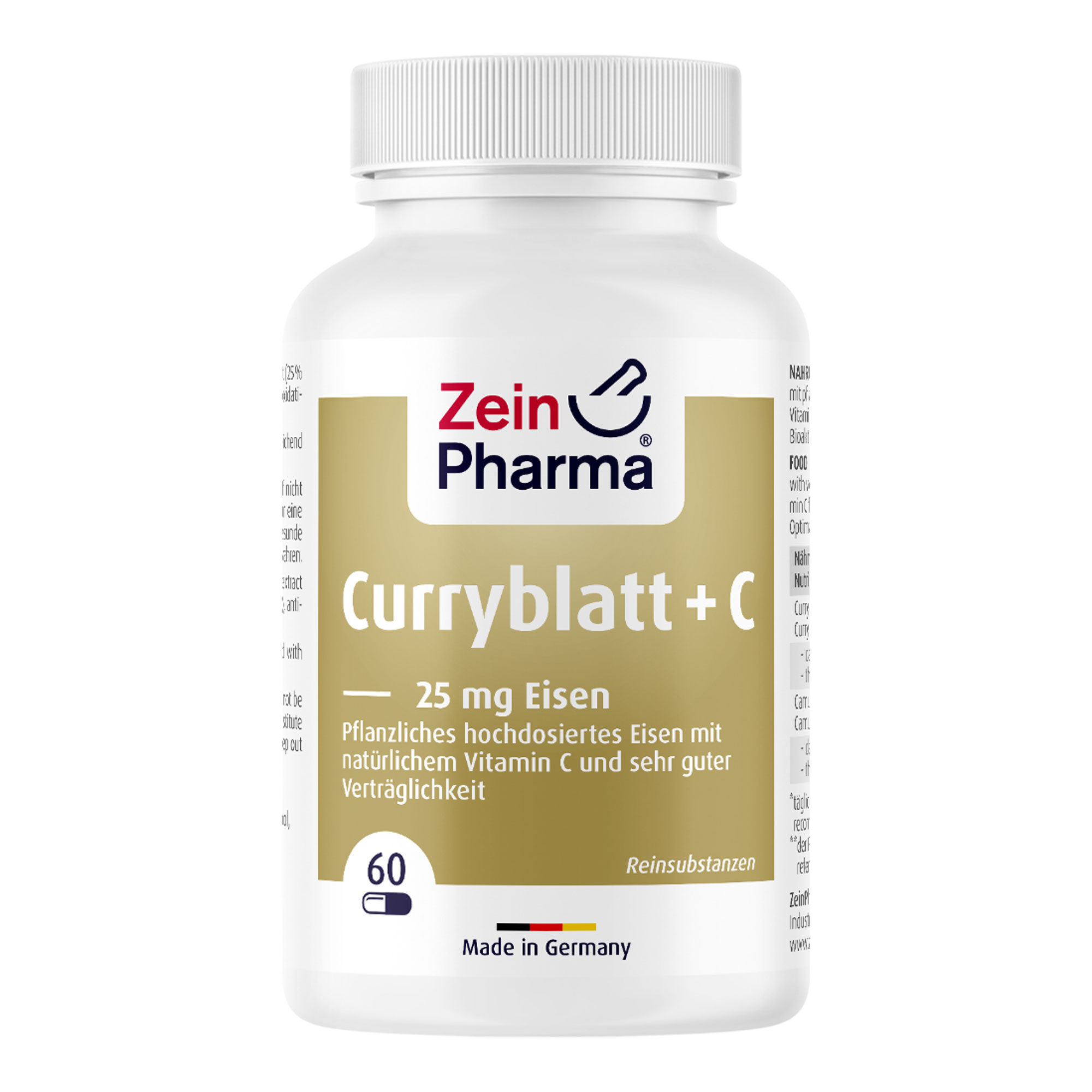 Curryblatt Eisen 25 Mg + C Kapseln - None