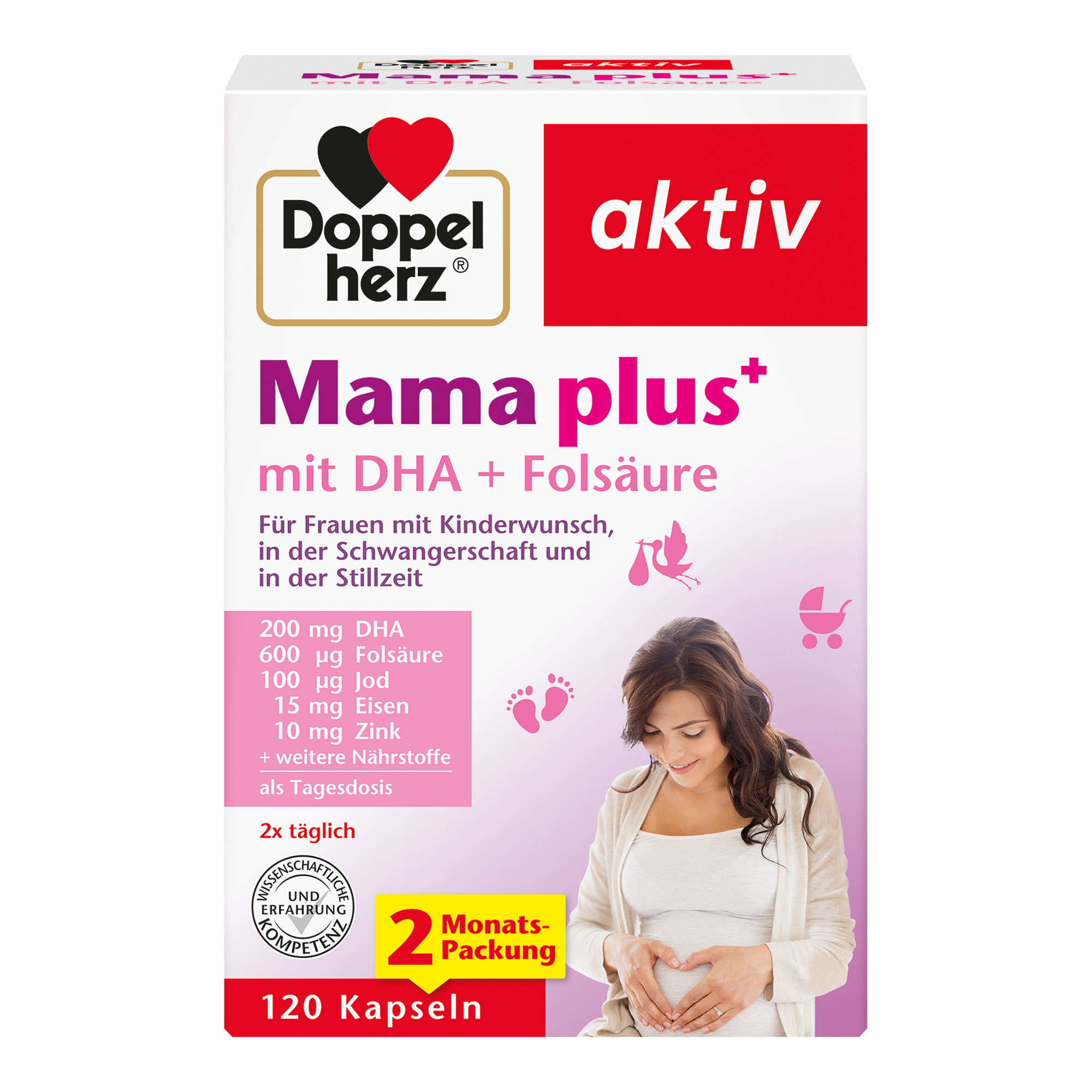 Doppelherz Mama plus mit DHA + Folsäure Kapseln