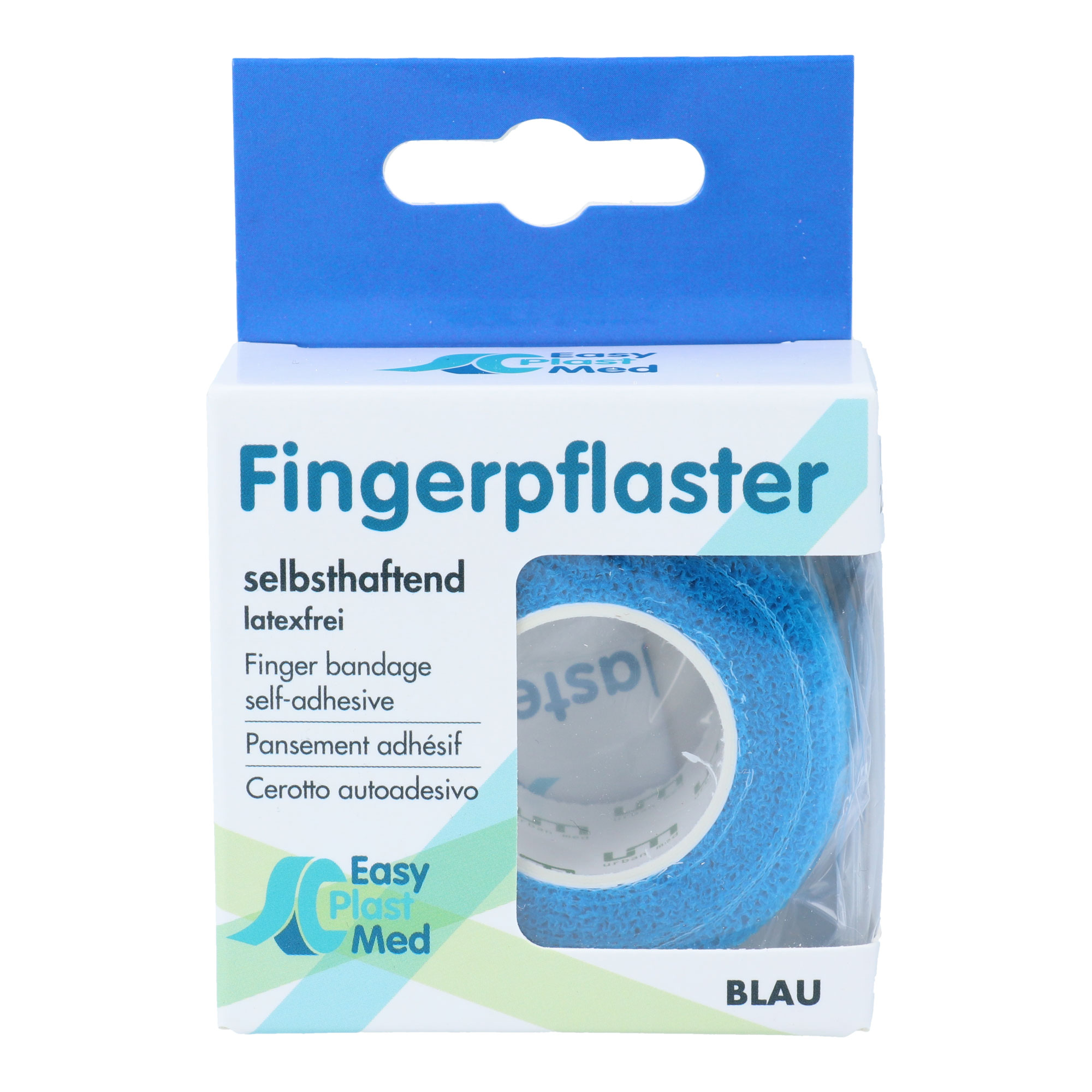 Easyplast Med Fingerpflaster 2,5 Cm X 5 M Blau - None