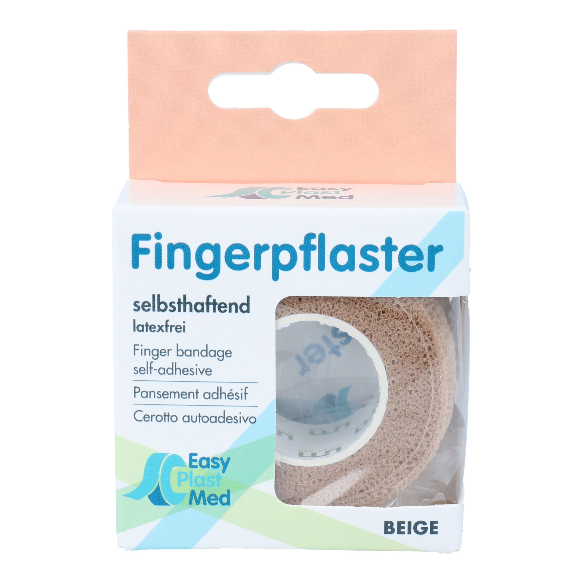 Easyplast Med Fingerpflaster 2,5 Cm X 5 M Beige - None