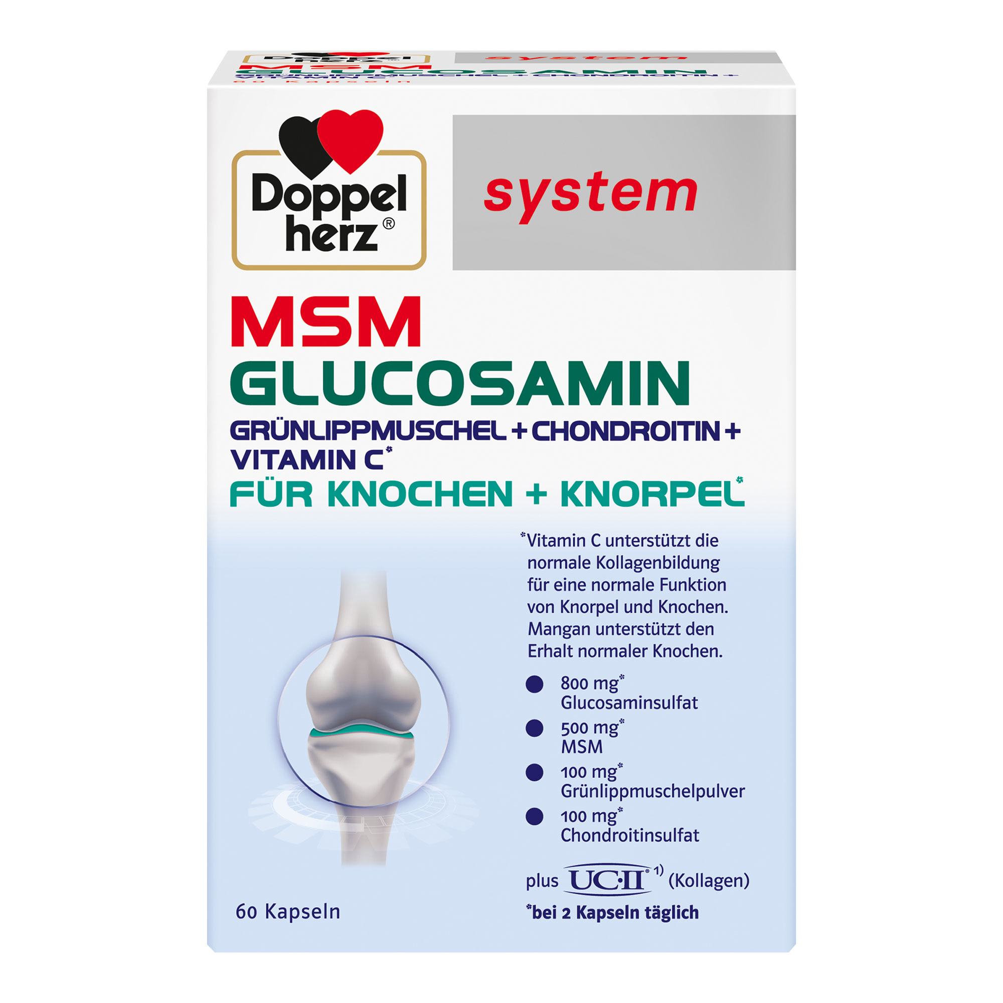 Doppelherz MSM Glucosamin system Kapseln