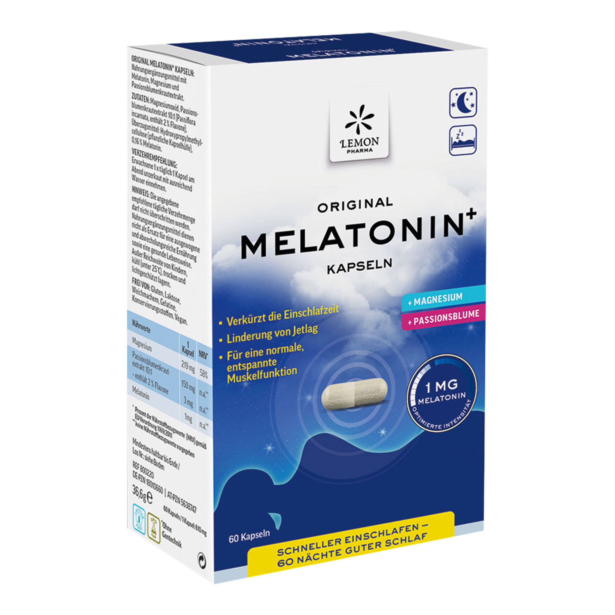 Melatonin Plus Kapseln 60 St