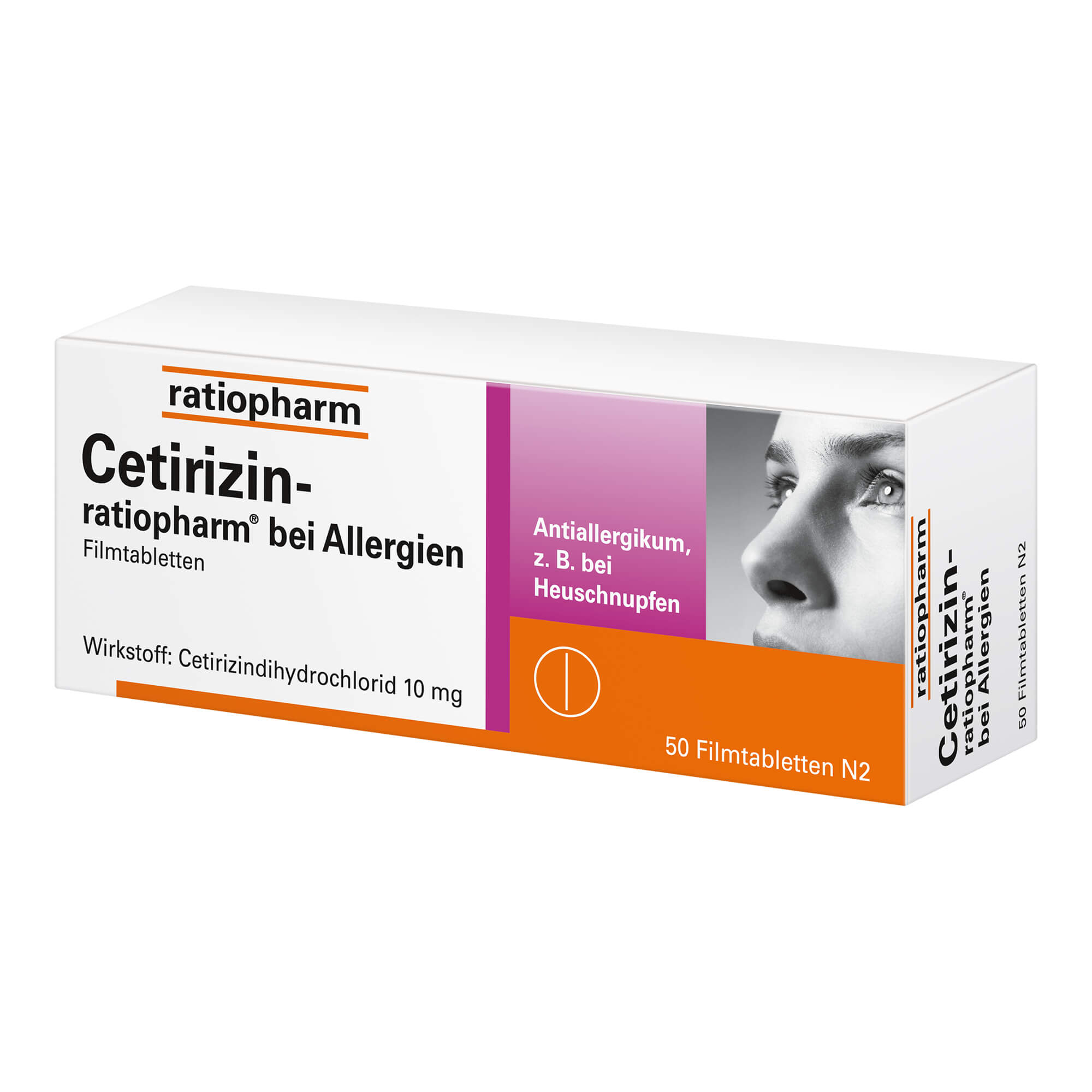 Cetirizin-Ratiopharm Bei Allergien 10 Mg Filmtabletten - None