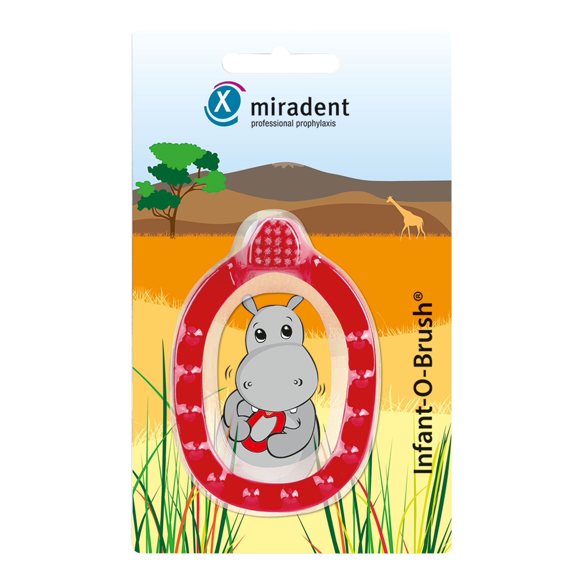 Miradent Kinder-Lernzahnbürste Infant-O-Brush Rot - None