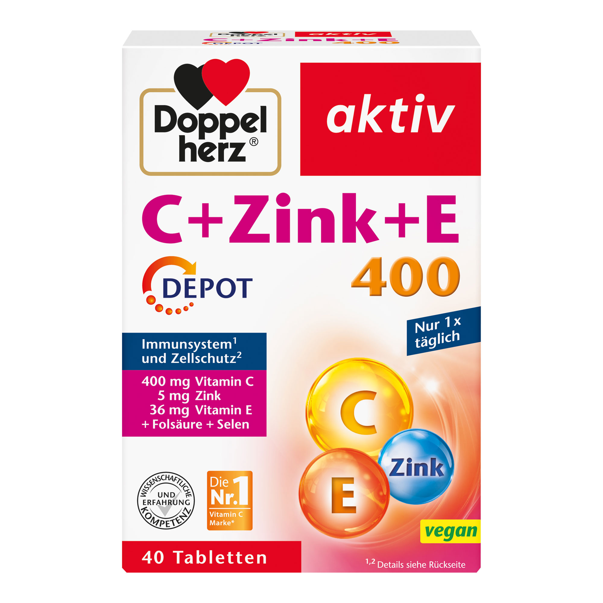 Doppelherz C+Zink+E Depot Tabletten