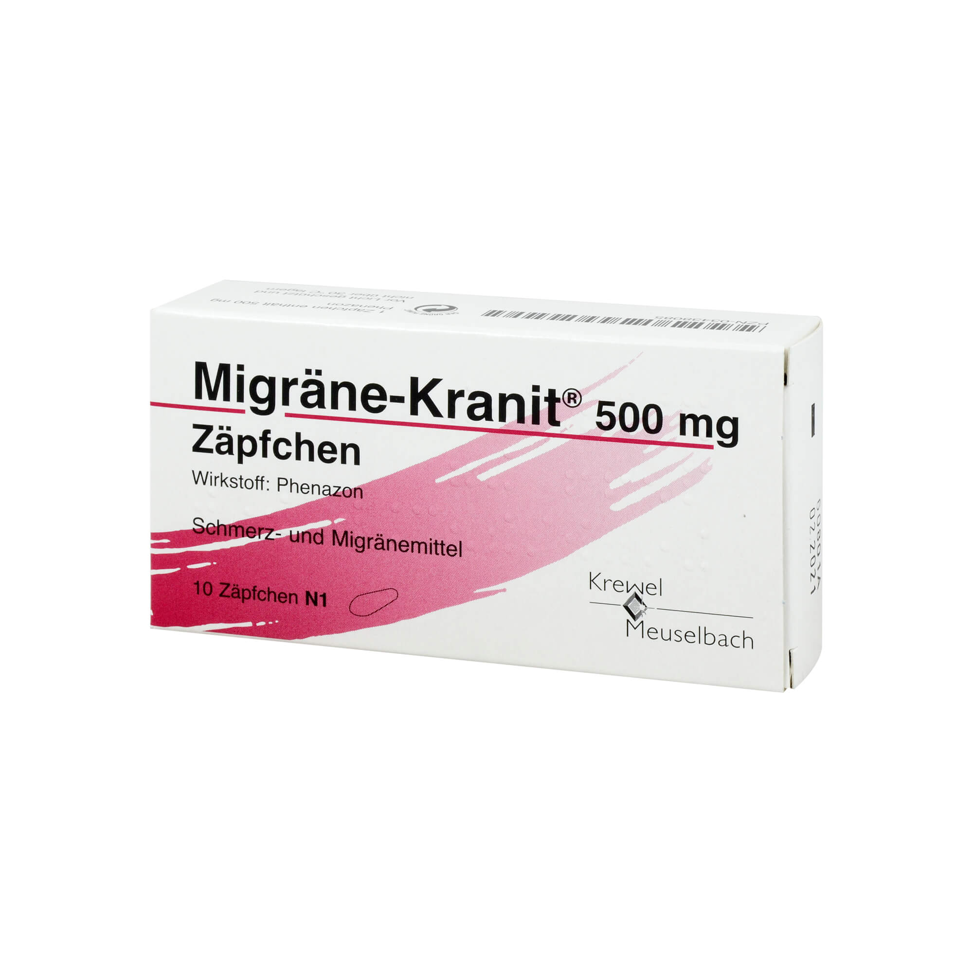 Migräne Kranit 500 Mg Zäpfchen - None