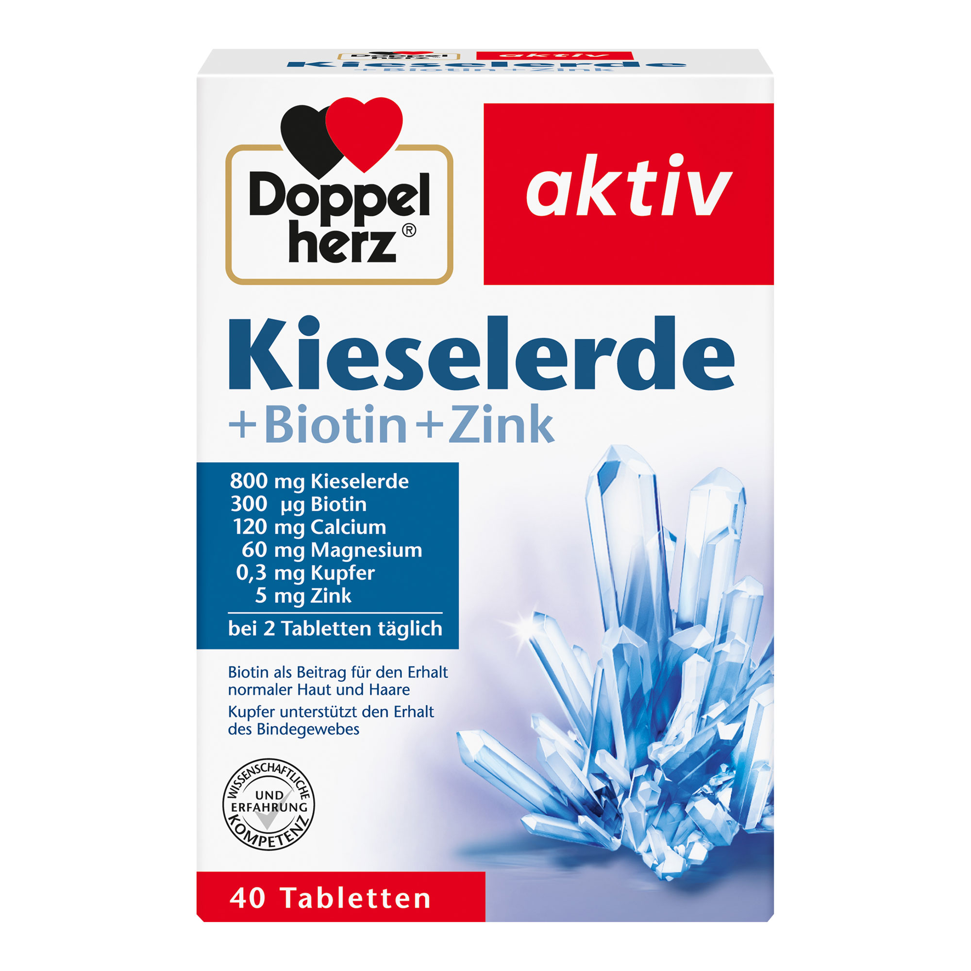 Doppelherz Aktiv Kieselerde+Biotin+Zink Tabletten - None