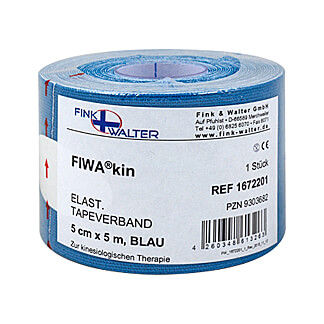 Tape elastisch 5cmx5m blau